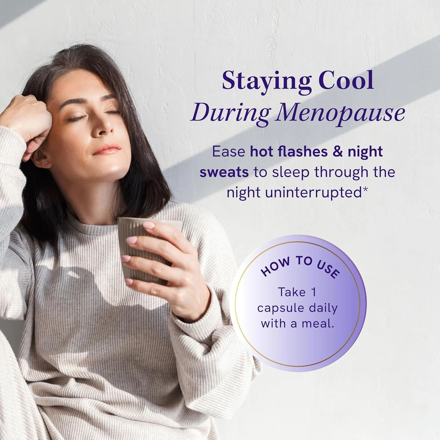 مکمل های دوران یائسگی | پشتیبانی از تعادل استروژن و یائسگی، PMS، گرگرفتگی و تعریق شبانه | DIM، کوهوش سیاه، تمشک قرمز، سیب زمینی وحشی، CoQ10 و موارد دیگر | 60 کپسول تعادل هورمونی برای زنان