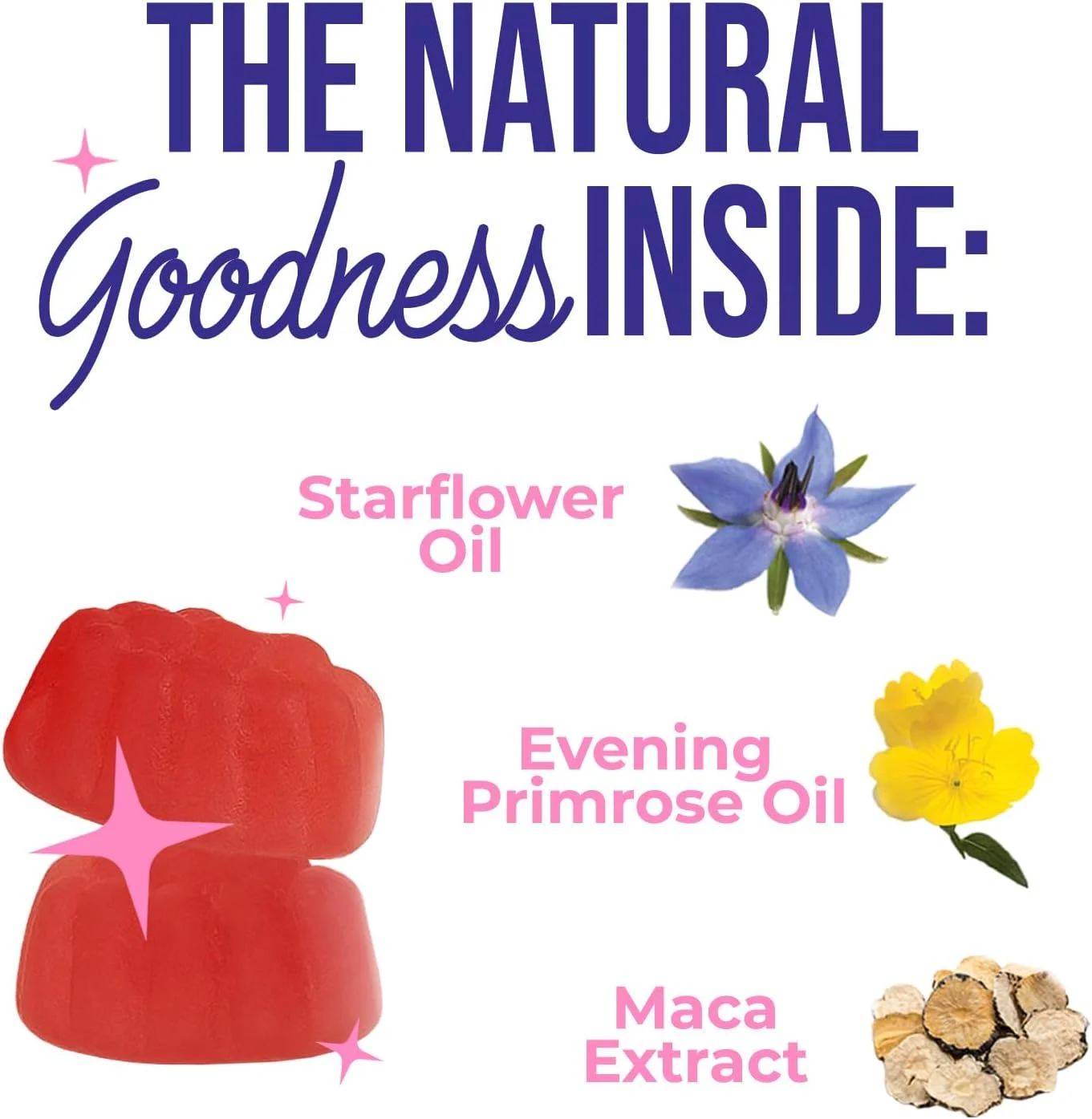 مکمل دوران یائسگی برای زنان - آدامس کامل چندمنظوره برای تسکین علائم خفیف گرگرفتگی و تعریق شبانه، تعادل طبیعی و پشتیبانی از انرژی، ویتامین های دوران یائسگی، غیر تراریخته - 60 عدد