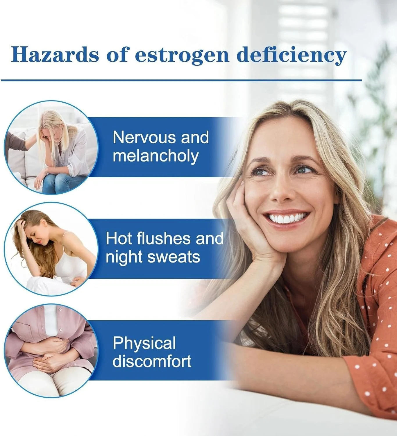 کرم تسکین علائم یائسگی، ژل موضعی متعادل کننده برای خارش و حمایت هورمونی، فرمول مرطوب کننده برای خانم های میانسال، کرم تسکین دهنده و رفع علائم (100 میلی لیتر)