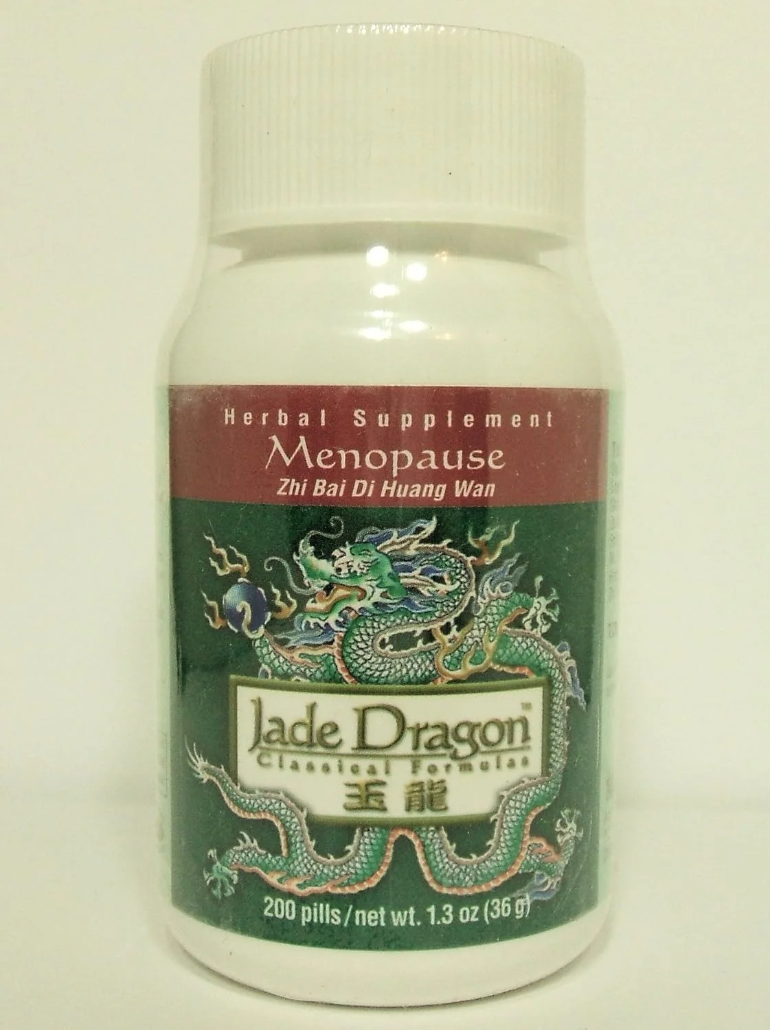 یائسگی اژدهای یشمی، Zhi Bai Di Huang Wan