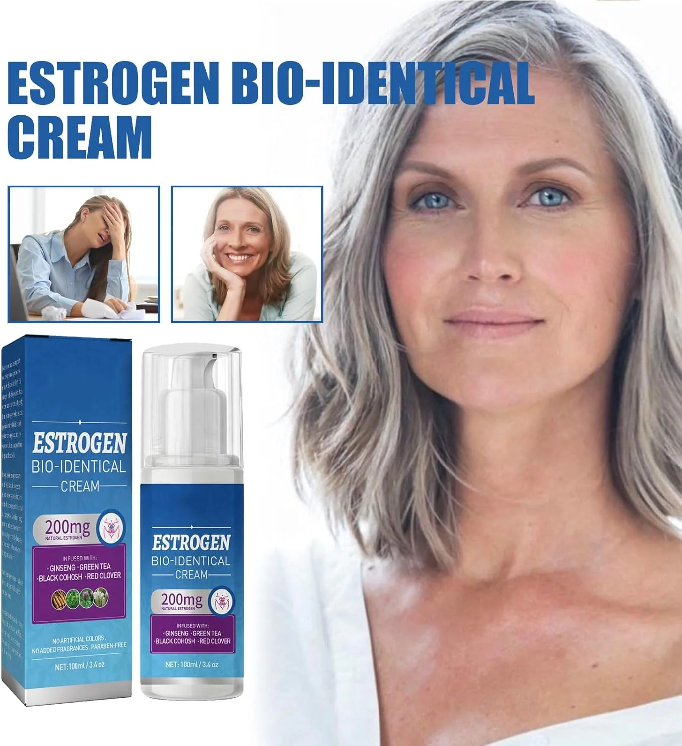 کرم دوران یائسگی، کرم آرامش بخش دوران یائسگی، کرم متعادل کننده دوران یائسگی، کرم دوران میانسالی، کرم دوران یائسگی بانوان، 1 عدد