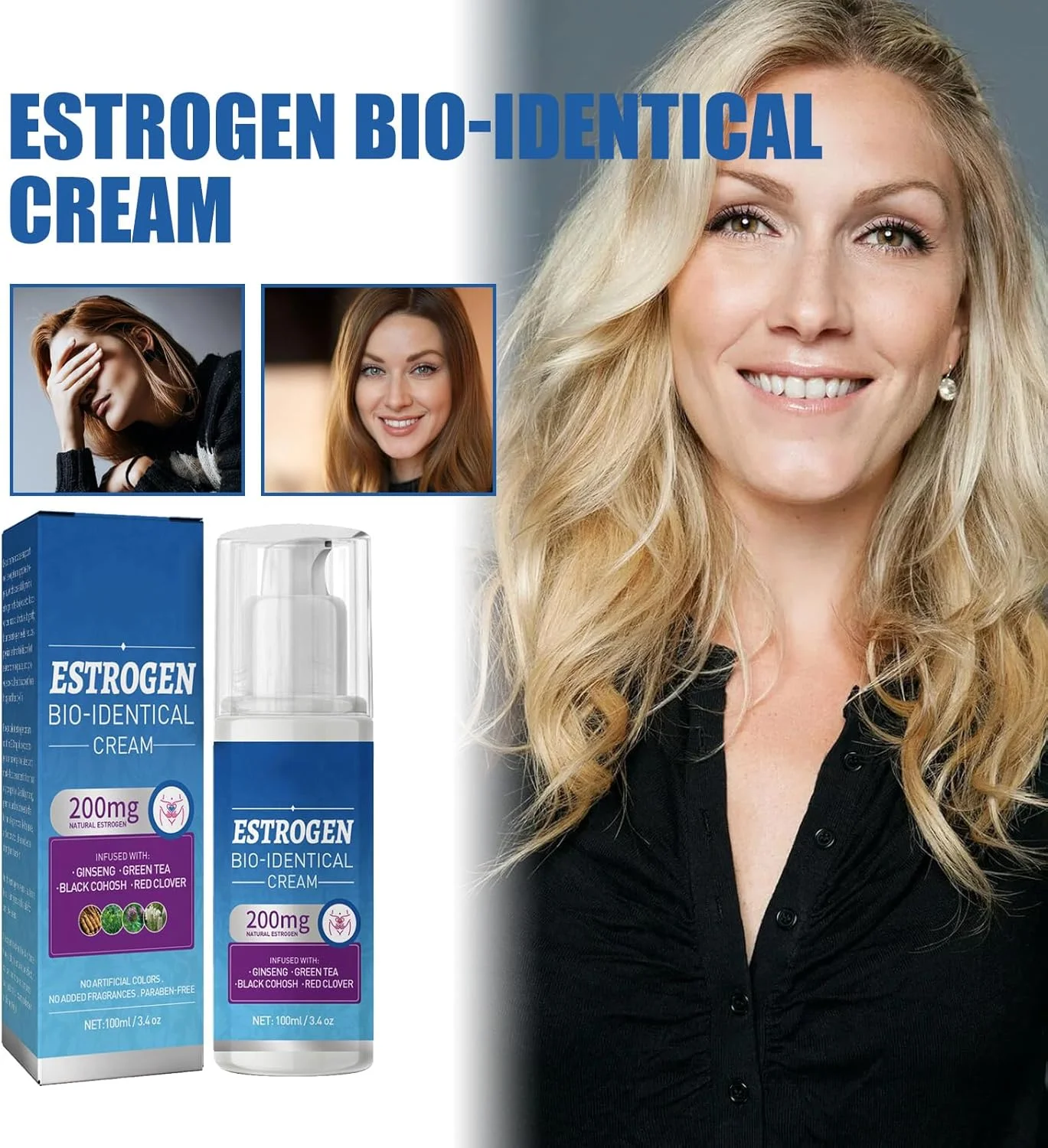 کرم دوران یائسگی، کرم آرامش بخش دوران یائسگی، کرم متعادل کننده دوران یائسگی، کرم دوران میانسالی، کرم دوران یائسگی بانوان، 1 عدد