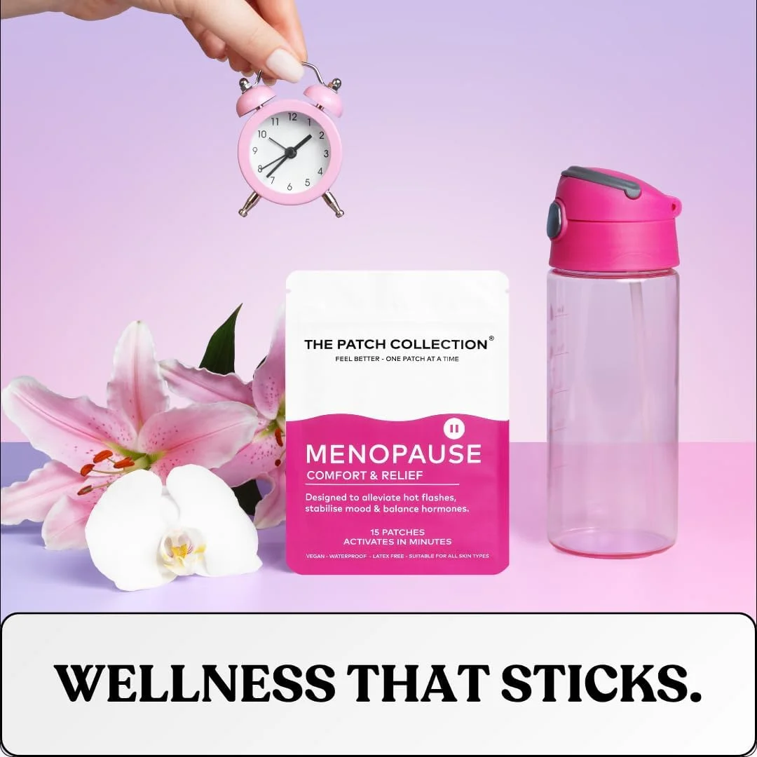 پچ پشتیبانی دوران یائسگی برای بانوان | گرگرفتگی، تعریق شبانه، خستگی، تغییرات خلقی، خواب | 100% طبیعی و گیاهی، بدون لاتکس (بسته 15 عددی) پچ پشتیبانی دوران یائسگی برای بانوان | گرگرفتگی، تعریق شبانه، خستگی، تغییرات خلقی، خواب | 100% طبیعی و گیاهی، بدون لاتکس (بسته 15 عددی)