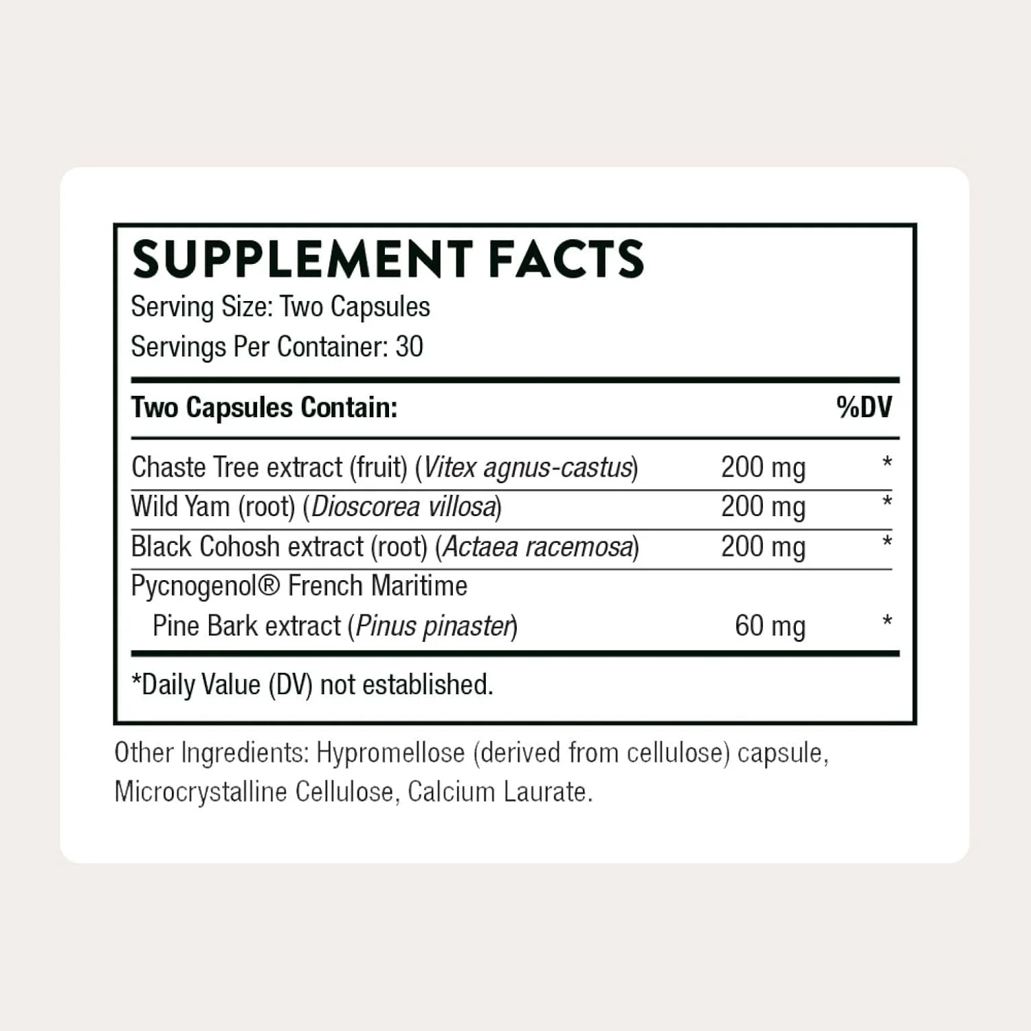 توازن متابولیک Thorne - پشتیبانی تغذیه ای برای بانوان در دوران یائسگی - 60 کپسول