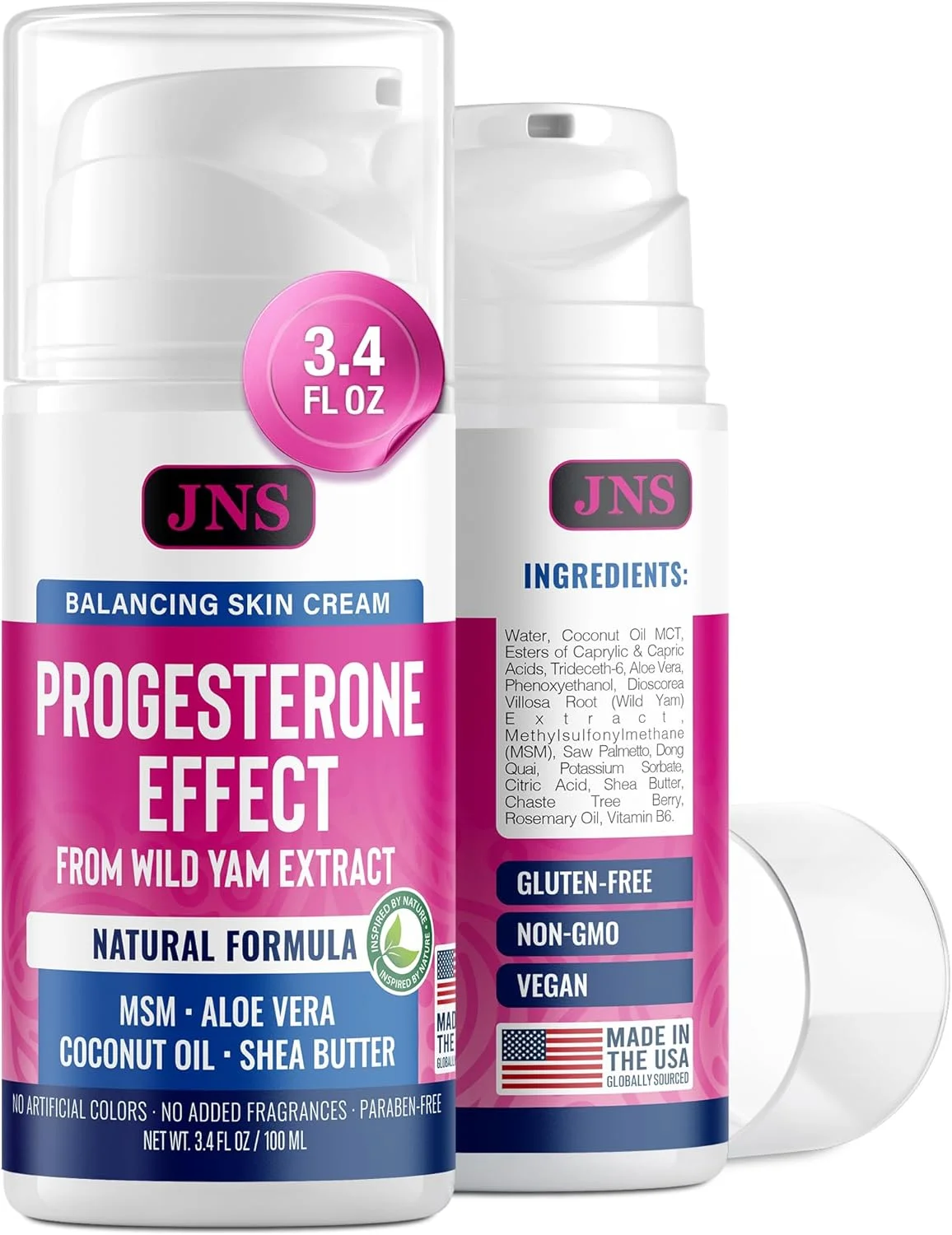 کرم پروژسترون (مشابه زیستی) برای تسکین گرگرفتگی دوران یائسگی 3000 میلی گرم - حمایت از تعادل هورمونی برای باروری و لقاح با گیاه دانگ کوای - کرم پروژسترون مشابه زیستی برای زنان - 100 میلی لیتر