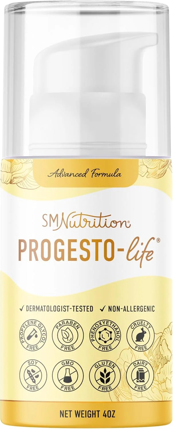 کرم پروژسترون (مشابه زیستی) پمپ 4 اونسی حاوی 2000 میلی گرم پروژسترون USP مشابه زیستی. مناسب برای بانوان در دوران یائسگی، PCOS یا TTC. فاقد پارابن، فاقد سویا و غیر تراریخته. بهترین کرم های موضعی