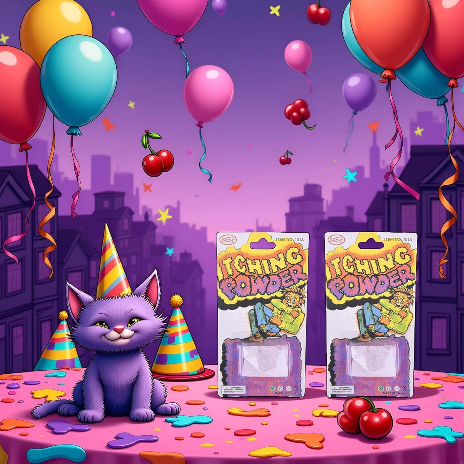 پودر خارش بامزه بنفش، 2 عددی، پودرهای زنانه