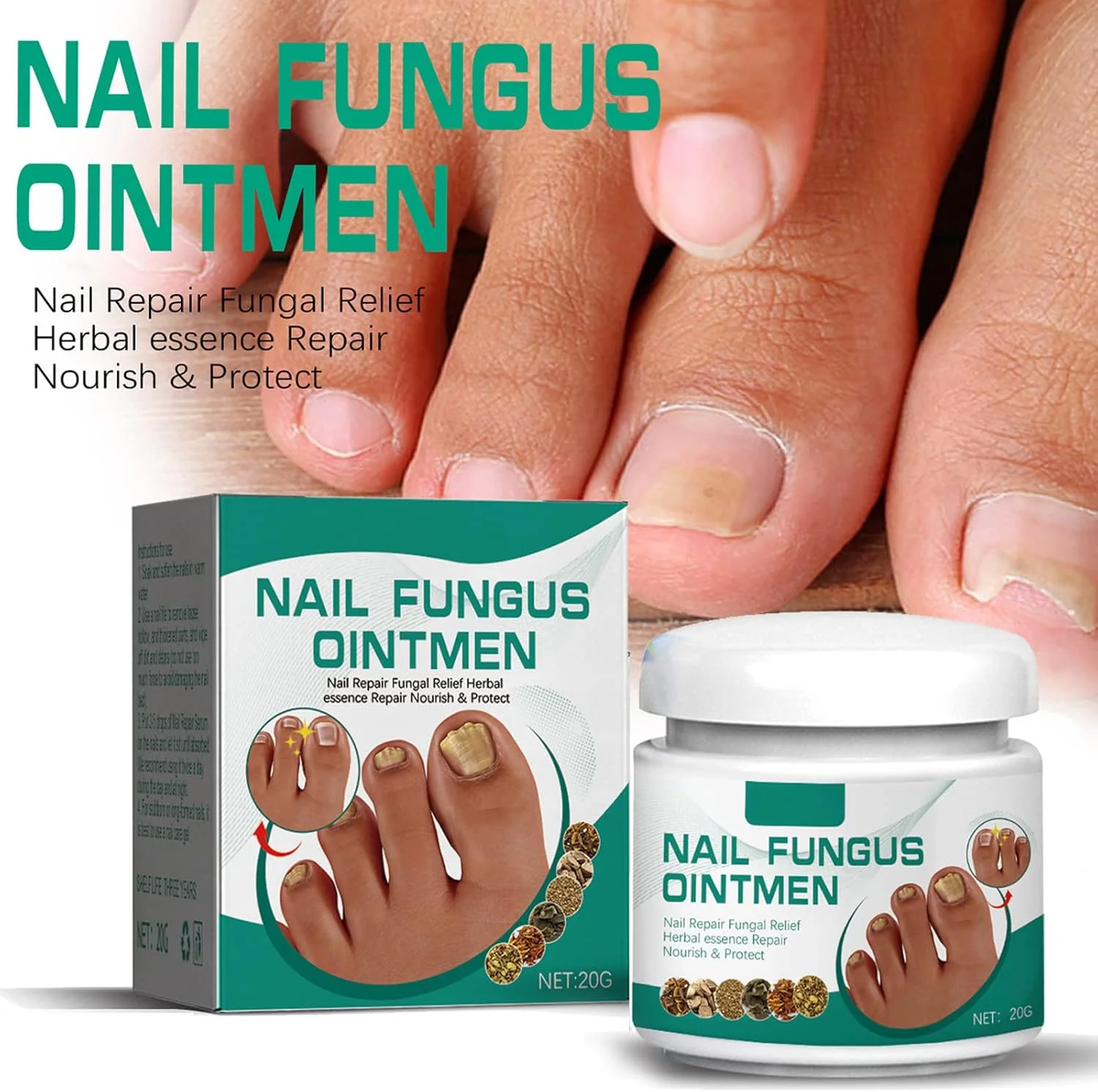 کرم ترمیم کننده، کرم مراقبت از قارچ، درمان قارچ برای رشد و ترمیم