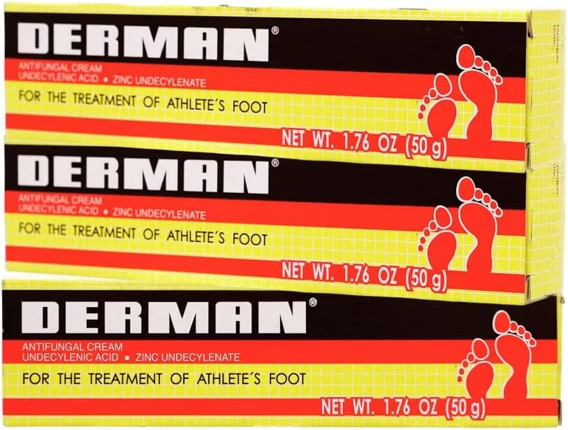 کرم درمان درمن برای درمان پای ورزشکاران، 50 گرم (بسته 3 عددی)