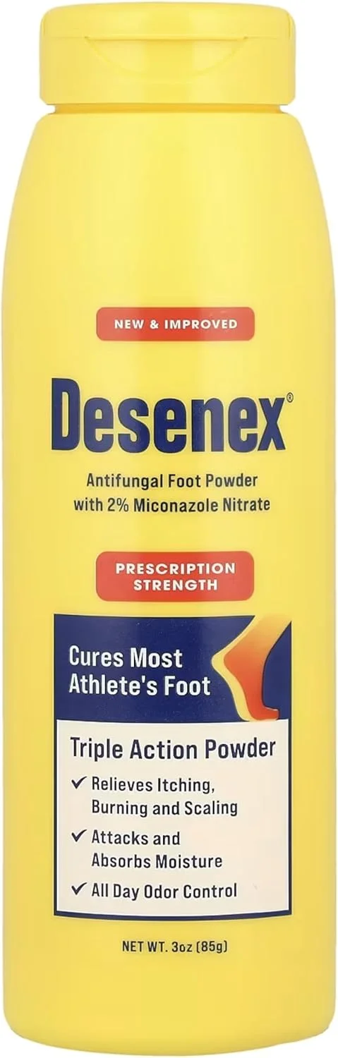 پودر ضد قارچ Desenex، درمان پای ورزشکاران، 2% میکونازول نیترات 85 گرمی