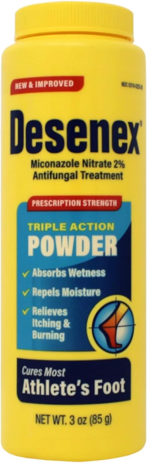 پودر ضد قارچ Desenex، درمان پای ورزشکاران - 85 گرم، بسته 3 عددی
