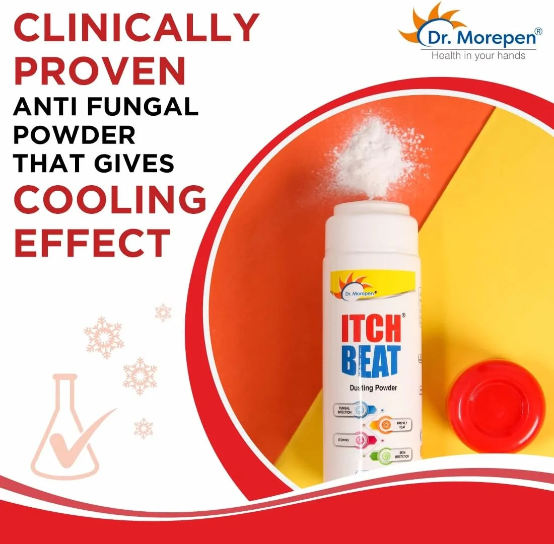 پودر ضد قارچ و خارش دکتر مورپن برای رفع گرمازدگی، عفونت قارچی، تحریکات پوستی و خارش پودر ضد قارچ و خارش دکتر مورپن برای رفع گرمازدگی، عفونت قارچی، تحریکات پوستی و خارش