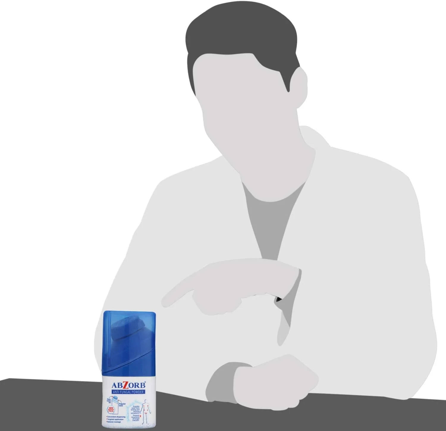 پودر ضد قارچ آب-زورب - 50 گرمی (بسته 3 عددی)