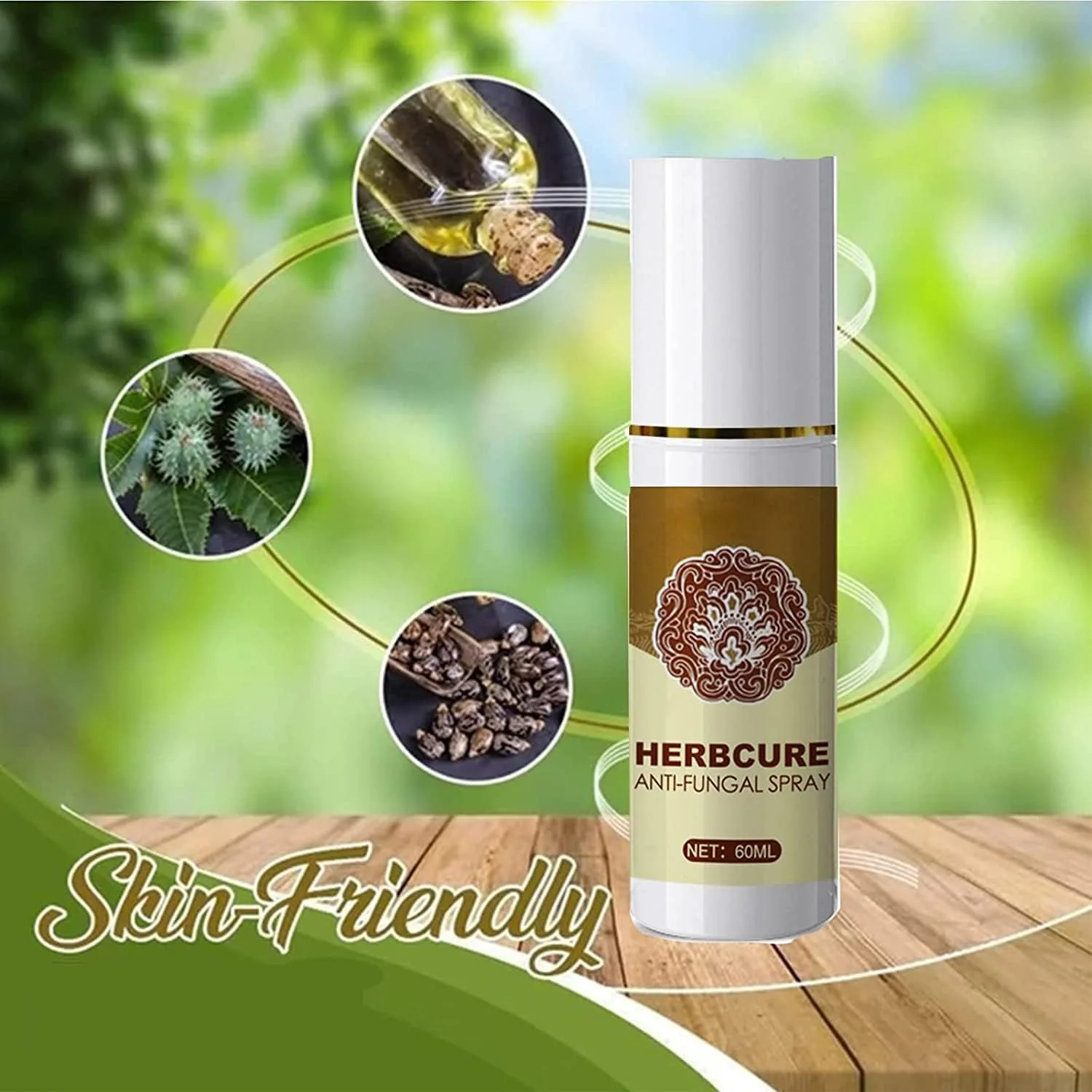 اسپری پای 60 میلی لیتری ضد قارچ، اسپری لایه بردار پا، اسپری ضد عفونت های قارچی پای ورزشکاران، جلوگیری از خارش و از بین برنده بوی پا (3 عدد)