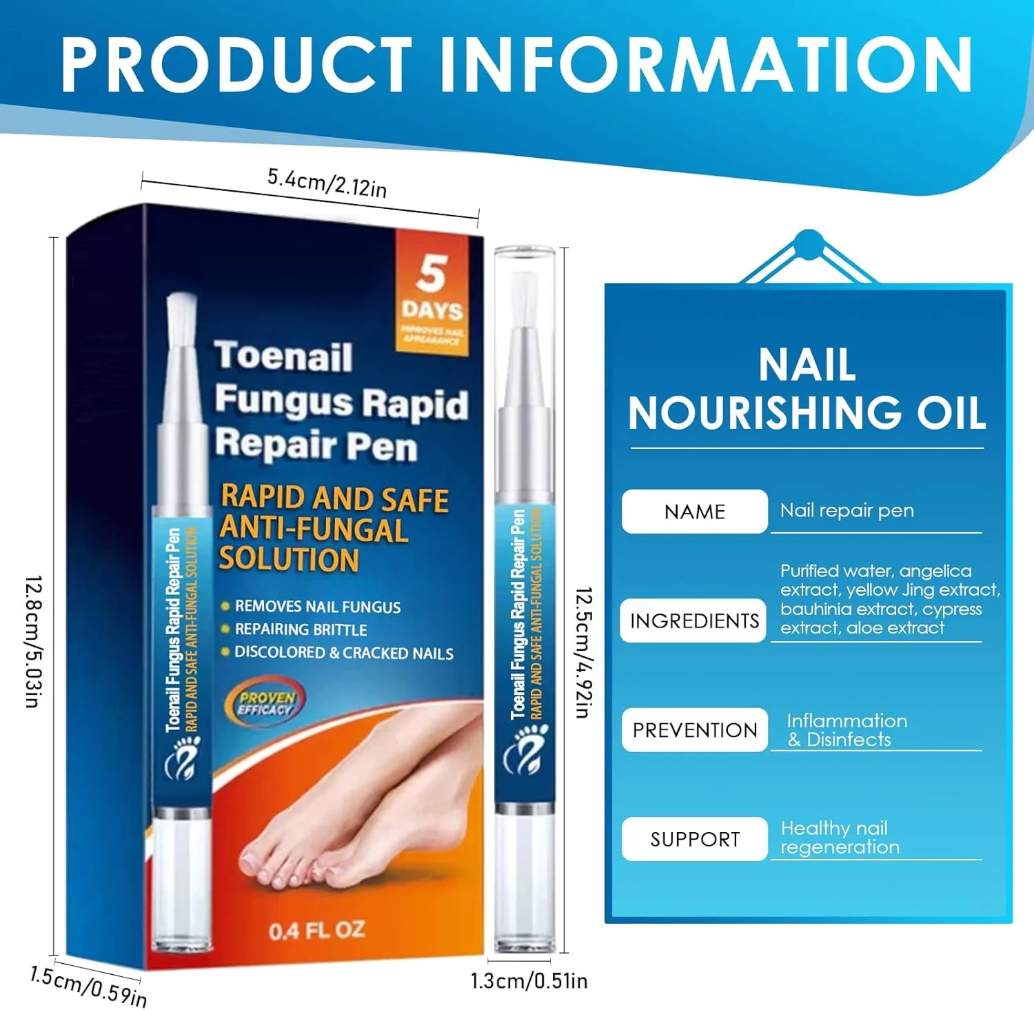 مجموعه ۴ عددی قلم مراقبت از ناخن، قلم ترمیم ناخن آسیب دیده، ترمیم ناخن، قلم ترمیم ناخن، ترمیم ناخن پا برای ناخن های شکسته، کاهش تغییر رنگ، ترمیم ناخن سالم، کمک به بهبود ظاهر ناخن