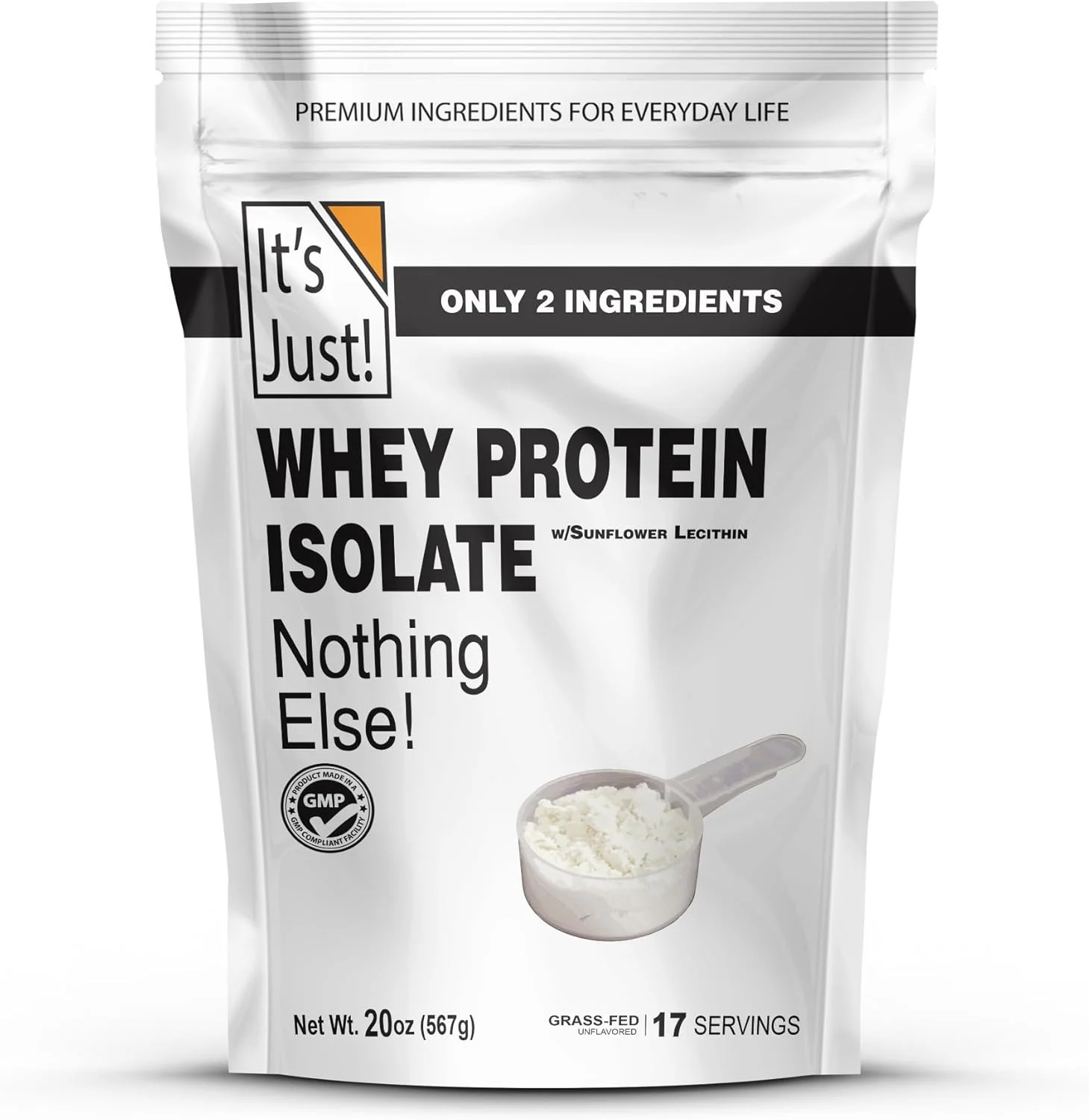 پروتئین وی ایزوله خالص، تهیه شده از شیر گاوهای تغذیه شده با علف، محصول انگلستان، 30 گرم پروتئین (بدون طعم، 567 گرم)