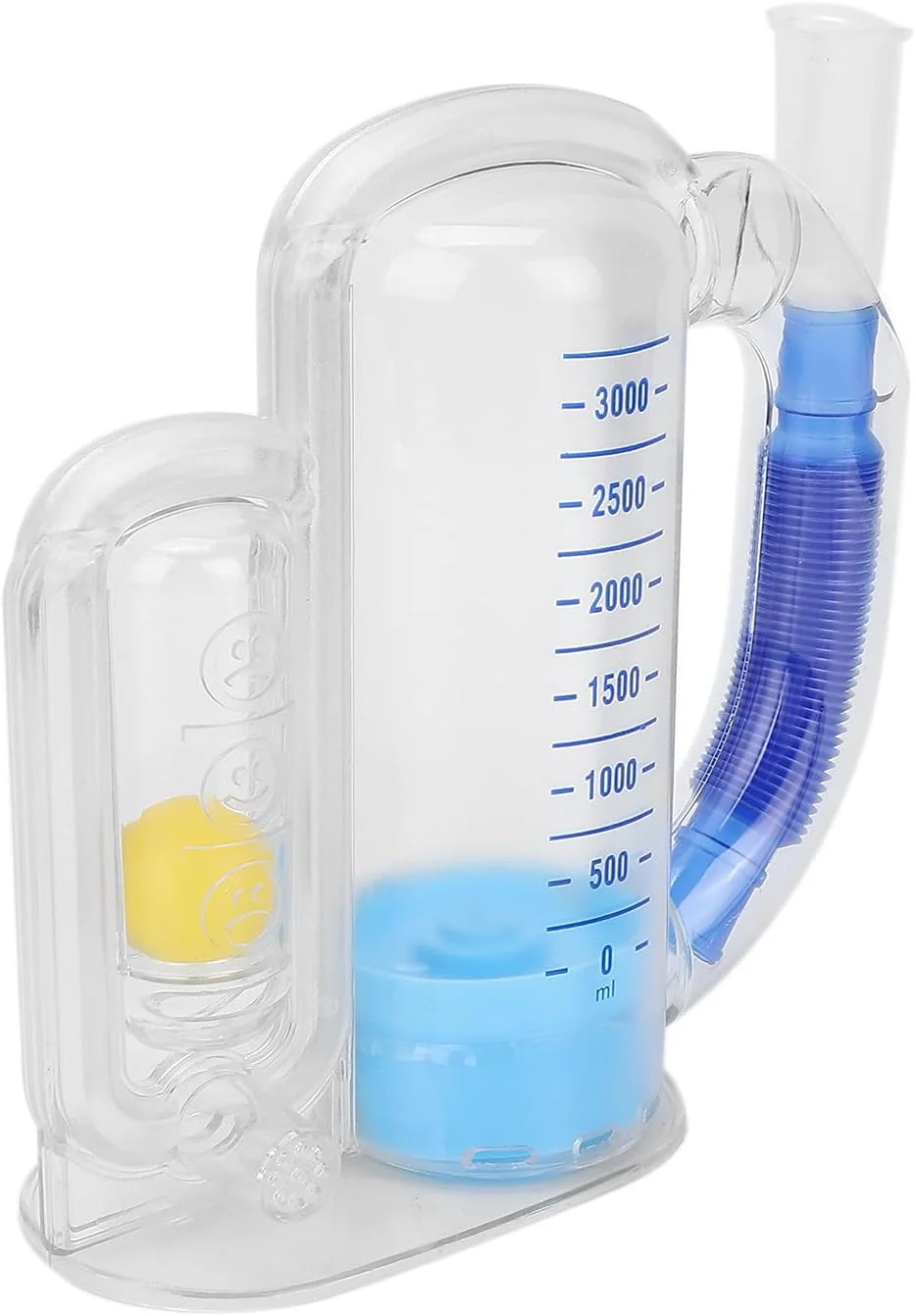 تمرین دهنده تنفسی اسپیرومتر ریه، اسپیرومتر تشویقی ارگونومیک 3000 میلی لیتری با فیلتر زیرین برای تمرین تنفس تمرین دهنده تنفسی اسپیرومتر ریه، اسپیرومتر تشویقی ارگونومیک 3000 میلی لیتری با فیلتر زیرین برای تمرین تنفس