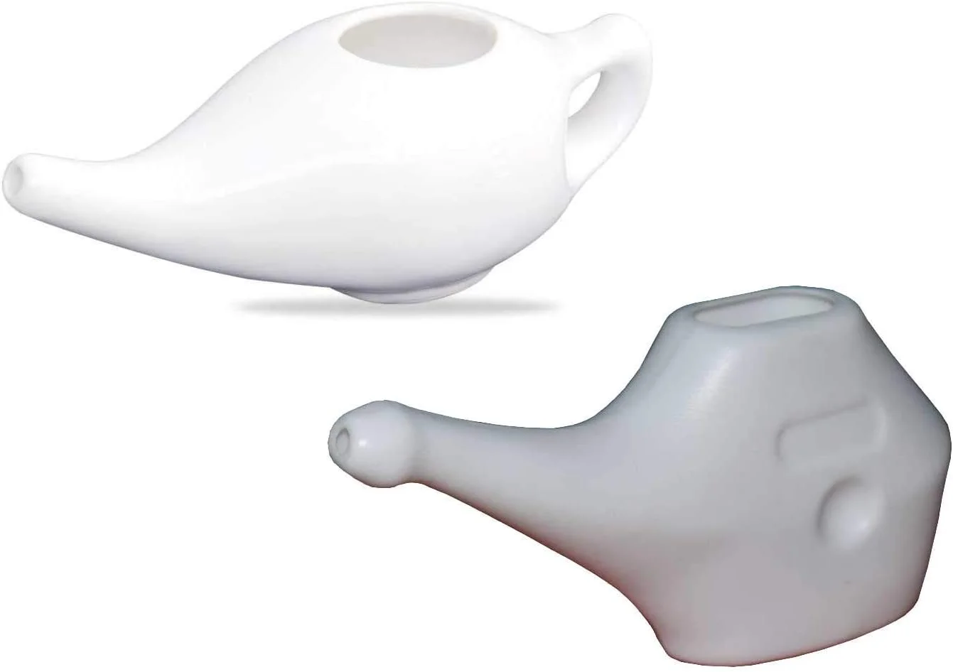 ظرف نتی سرامیکی ضد نشت سفید و ظرف نتی مسافرتی سفید