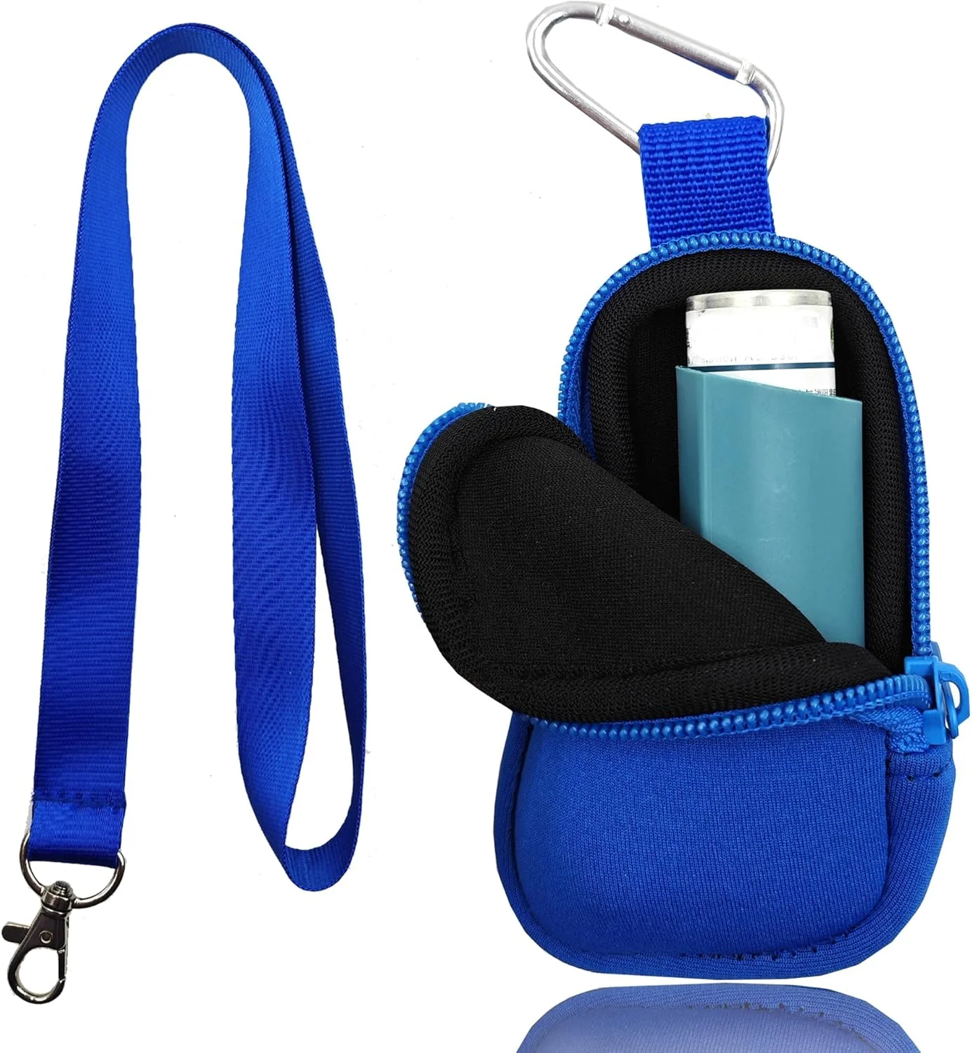 کیف نئوپرن نگهدارنده اسپری تنفسی، کیف کوچک و کاربردی برای اسپری بزرگسالان و کودکان، اسپری شامل نمی شود