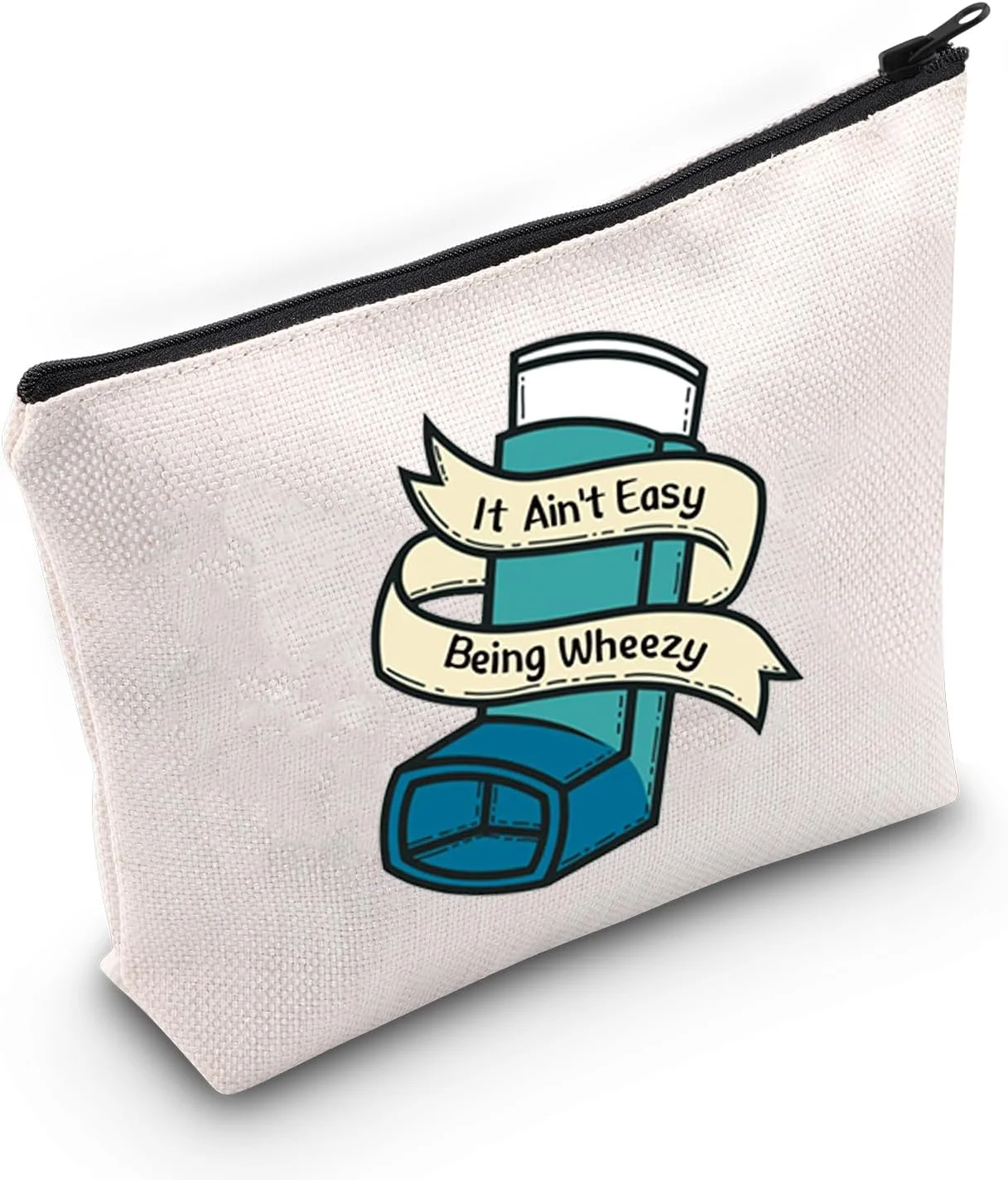 کیف نگهداری اسپری تنفسی JXGZSO، هدیه ای برای مشکلات تنفسی، کیف سازمانی، هدیه ای برای متخصص تنفسی، "زندگی آسون نیست"