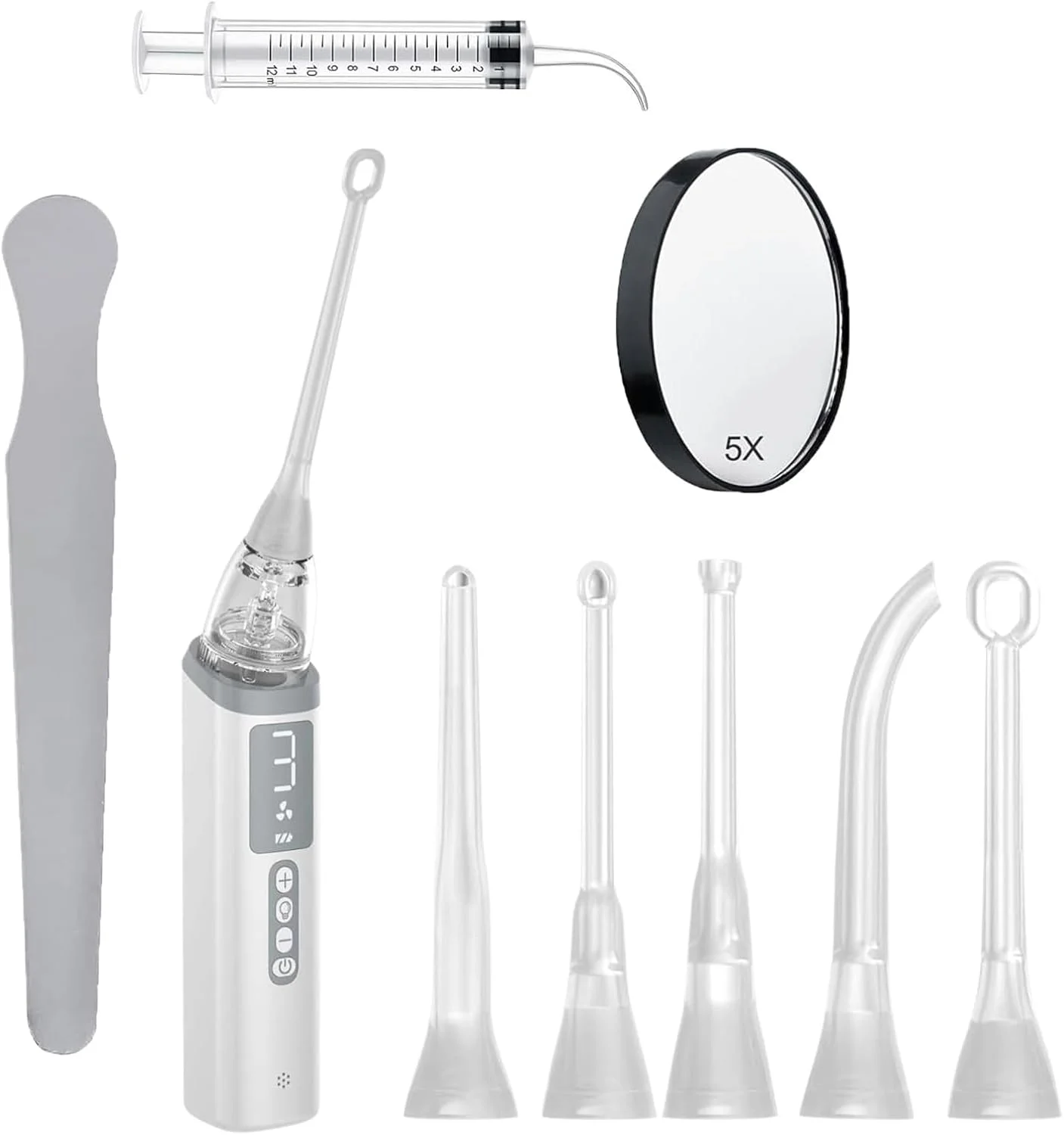 دستگاه الکترونیکی حذف کننده سنگ لوزه، طراحی شده برای درمان بوی بد دهان، با 3 حالت مکش، مناسب برای مسافرت و استفاده در منزل.(008)