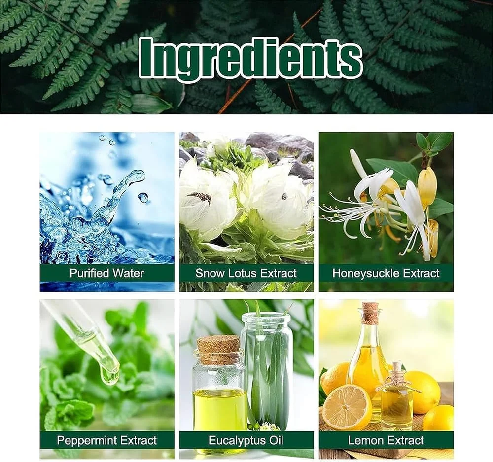 اسپری پاک کننده ریه گیاهی Googeer - اسپری گیاهی Respinature پاک کننده ریه، پشتیبانی قوی از ریه، اسپری گیاهی Googeer، اسپری گیاهی برای ناراحتی ریه (3 عدد) 3 عدد 3 عدد