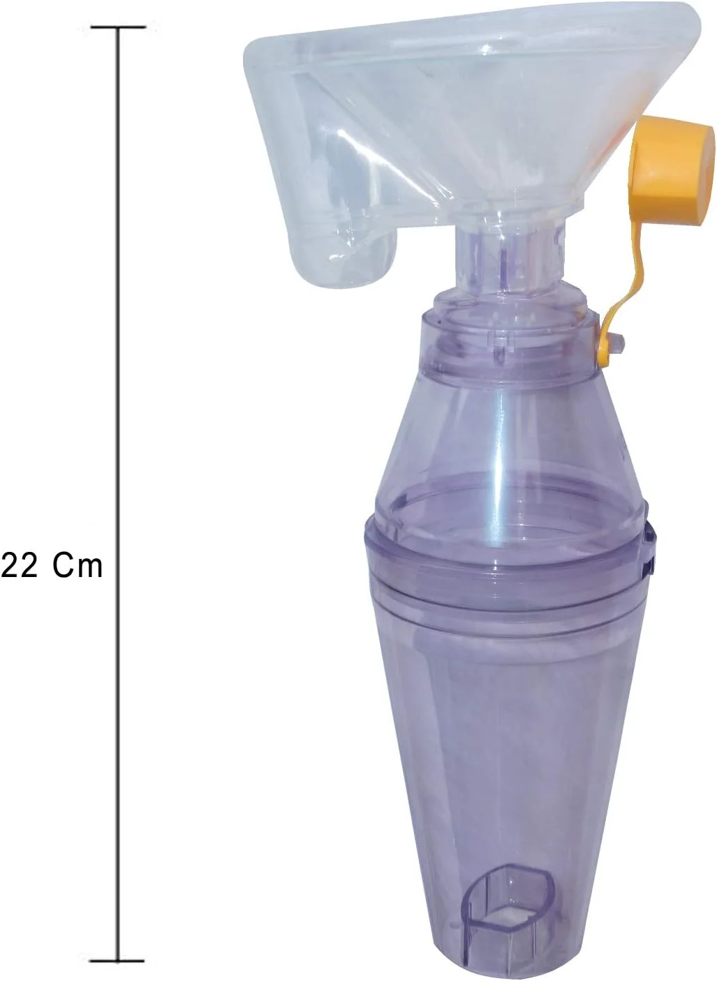 ماسک استنشاقی HealthGoodsEU با محفظه برای کودکان و بزرگسالان | مناسب برای هر سایز | سبک و جمع و جور | تمیز کردن آسان