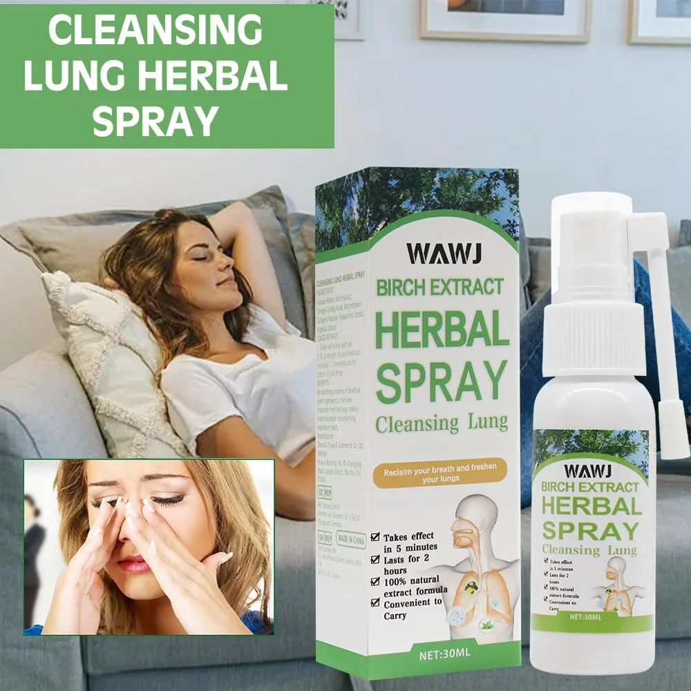 اسپری پاک کننده و ترمیم کننده ریه گیاهی، اسپری پاک کننده ریه گیاهی، پشتیبانی قوی از ریه (2 عدد) اسپری پاک کننده و ترمیم کننده ریه گیاهی، اسپری پاک کننده ریه گیاهی، پشتیبانی قوی از ریه (2 عدد)