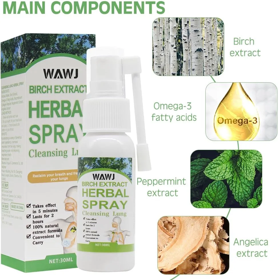 اسپری پاک کننده و ترمیم کننده ریه گیاهی، اسپری پاک کننده ریه گیاهی، پشتیبانی قوی از ریه (2 عدد) اسپری پاک کننده و ترمیم کننده ریه گیاهی، اسپری پاک کننده ریه گیاهی، پشتیبانی قوی از ریه (2 عدد)