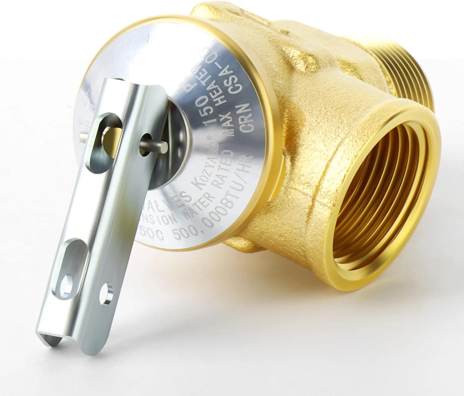 شیر اطمینان فشار و دما GASHER، برنجی، با رزوه 3/4 اینچ NPT