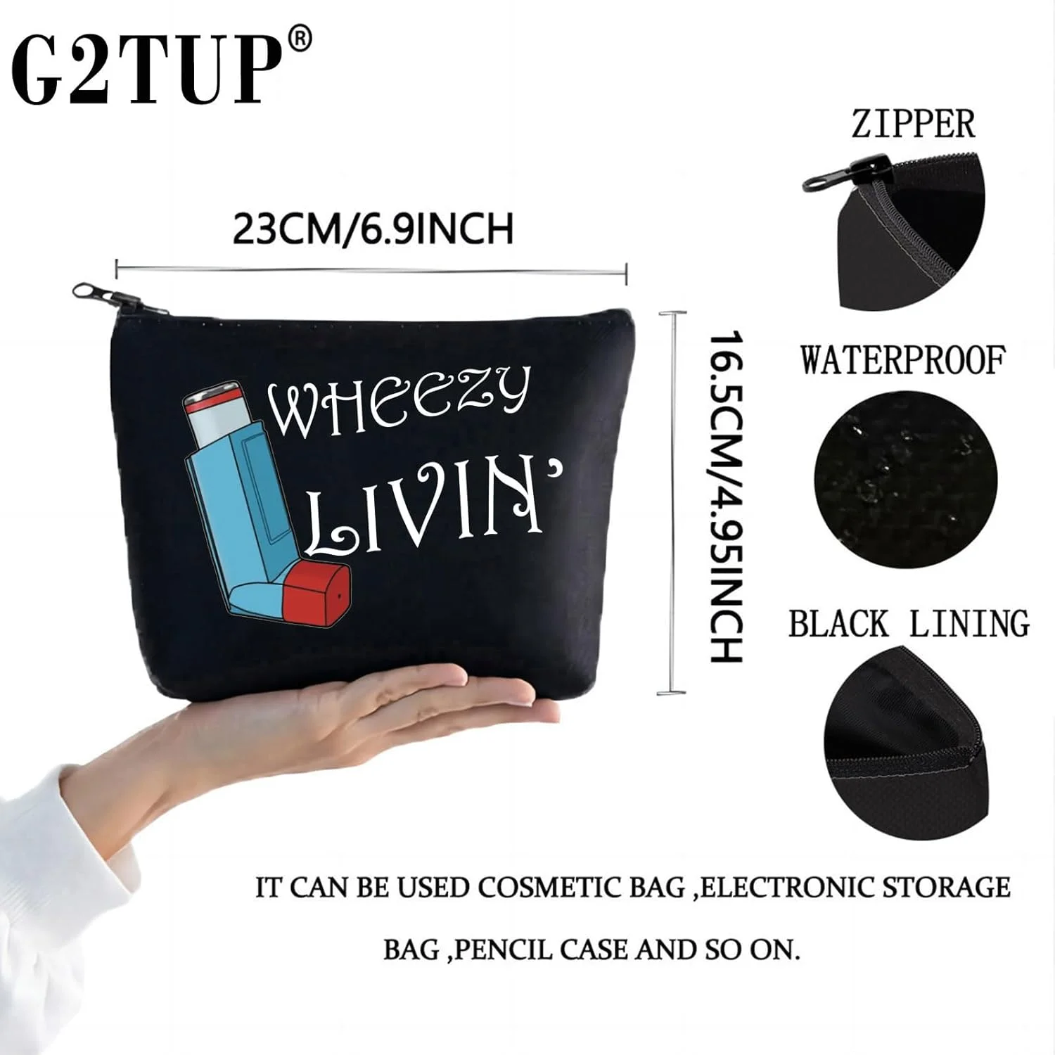 کیف حمل دارو و دستگاه تنفسی مدل G2TUP مناسب برای نگهداری داروهای تنفسی