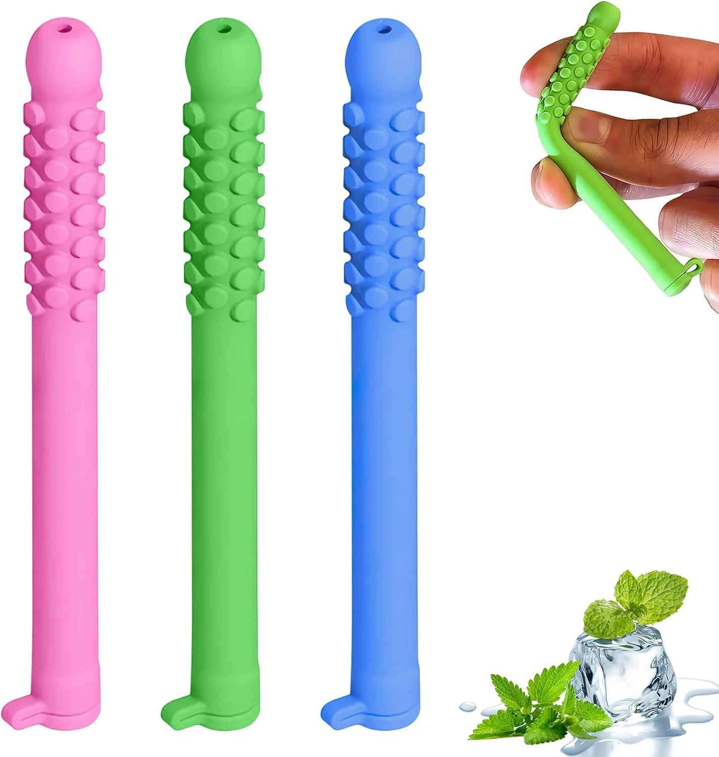 چوب تنفسی جویدنی حاوی روغن های اساسی، چوب تنفسی جویدنی با روغن های اساسی، ترک سیگار با روغن های اساسی، قابل استفاده در هر مکان، تمرکز و تنفس شفاف (3 عدد) چوب تنفسی جویدنی حاوی روغن های اساسی، چوب تنفسی جویدنی با روغن های اساسی، ترک سیگار با روغن های اساسی، قابل استفاده در هر مکان، تمرکز و تنفس شفاف (3 عدد)