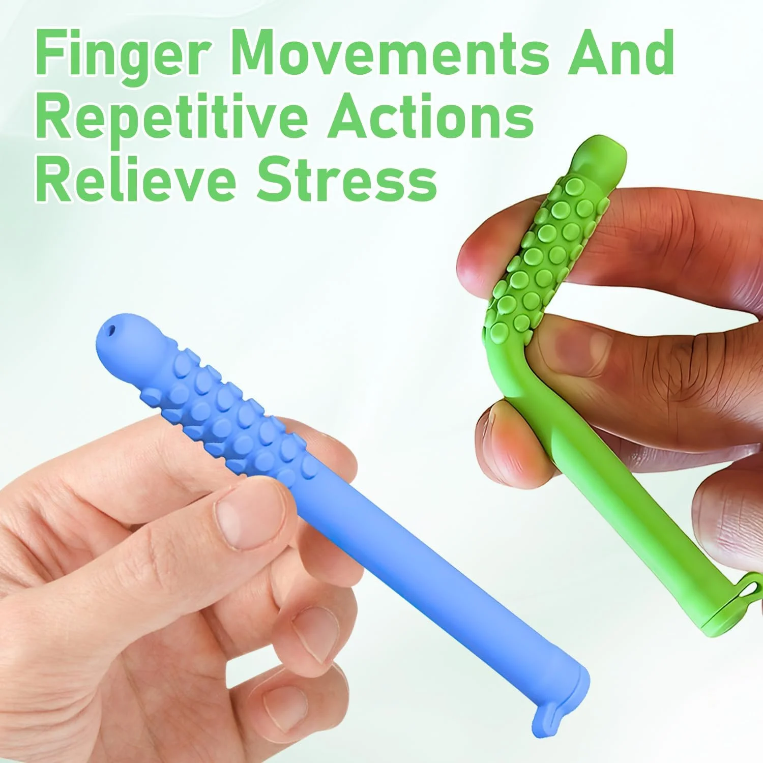 چوب تنفسی جویدنی حاوی روغن های اساسی، چوب تنفسی جویدنی با روغن های اساسی، ترک سیگار با روغن های اساسی، قابل استفاده در هر مکان، تمرکز و تنفس شفاف (3 عدد)