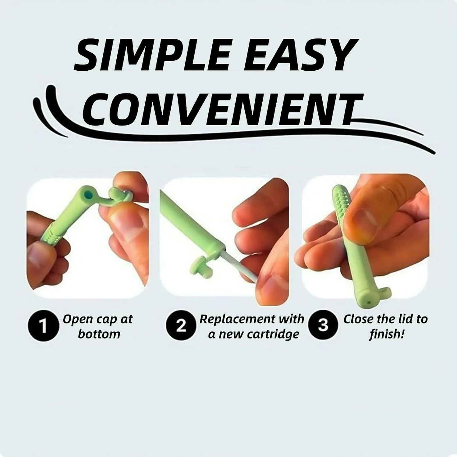 چوب خوشبو کننده دهان با روغن های ضروری - تنفس تازه در هر مکان و هر زمان، تمرکز و پشتیبانی تنفسی (مدل A)