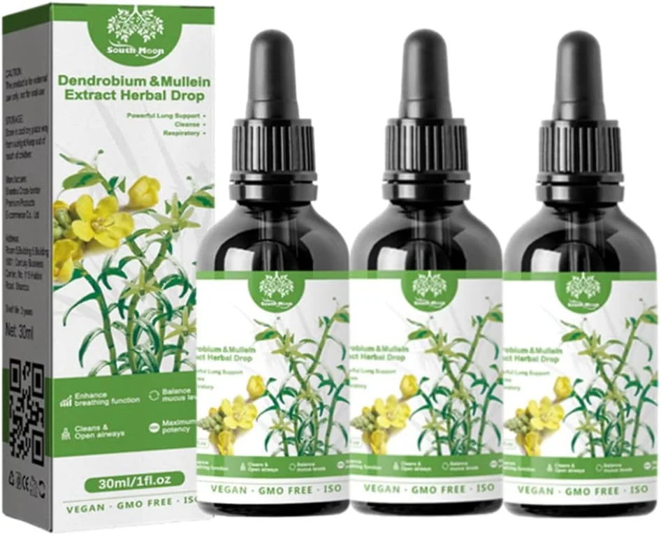 عصاره دندروبیوم و خرگوشک - پشتیبانی قوی از ریه، 30 میلی لیتر قطره، عصاره گیاهی دندروبیوم و خرگوشک، اسانس گیاهی سلامت ریه (3 عدد) عصاره دندروبیوم و خرگوشک - پشتیبانی قوی از ریه، 30 میلی لیتر قطره، عصاره گیاهی دندروبیوم و خرگوشک، اسانس گیاهی سلامت ریه (3 عدد)