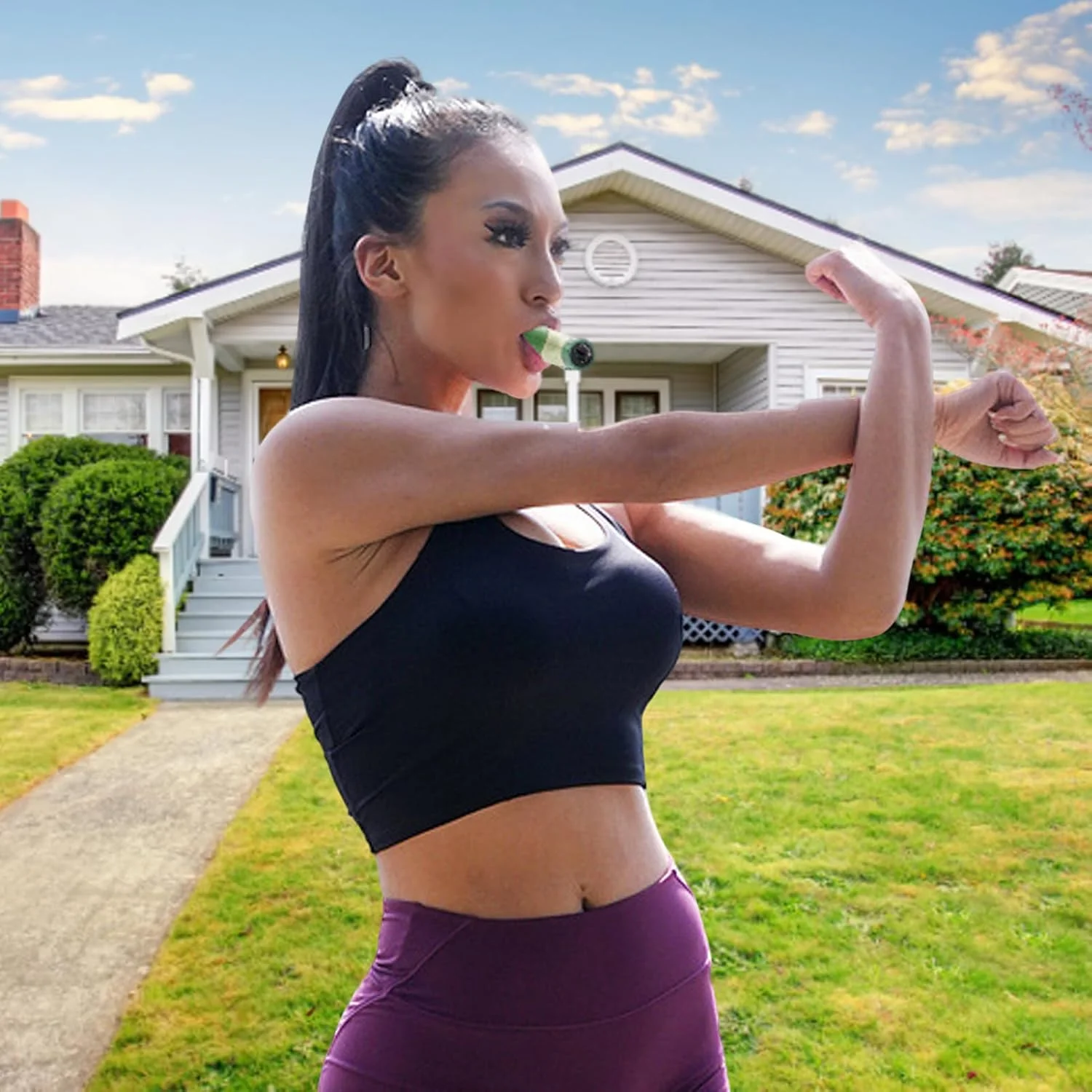 تمرین دهنده تنفسی، دستگاه تقویت کننده ریه - تمرین دهنده تنفس قابل تنظیم، تجهیزات تناسب اندام برای شنا، دوچرخه سواری، دویدن، ورزش و آواز