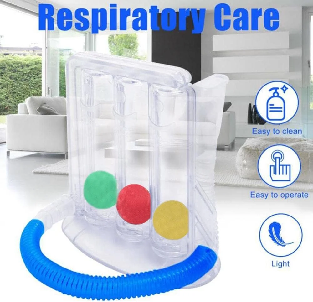 تمرین دهنده تنفسی ریه، تمرین تنفس عمیق، اسپیرومتر تشویقی، اسپیرومتری