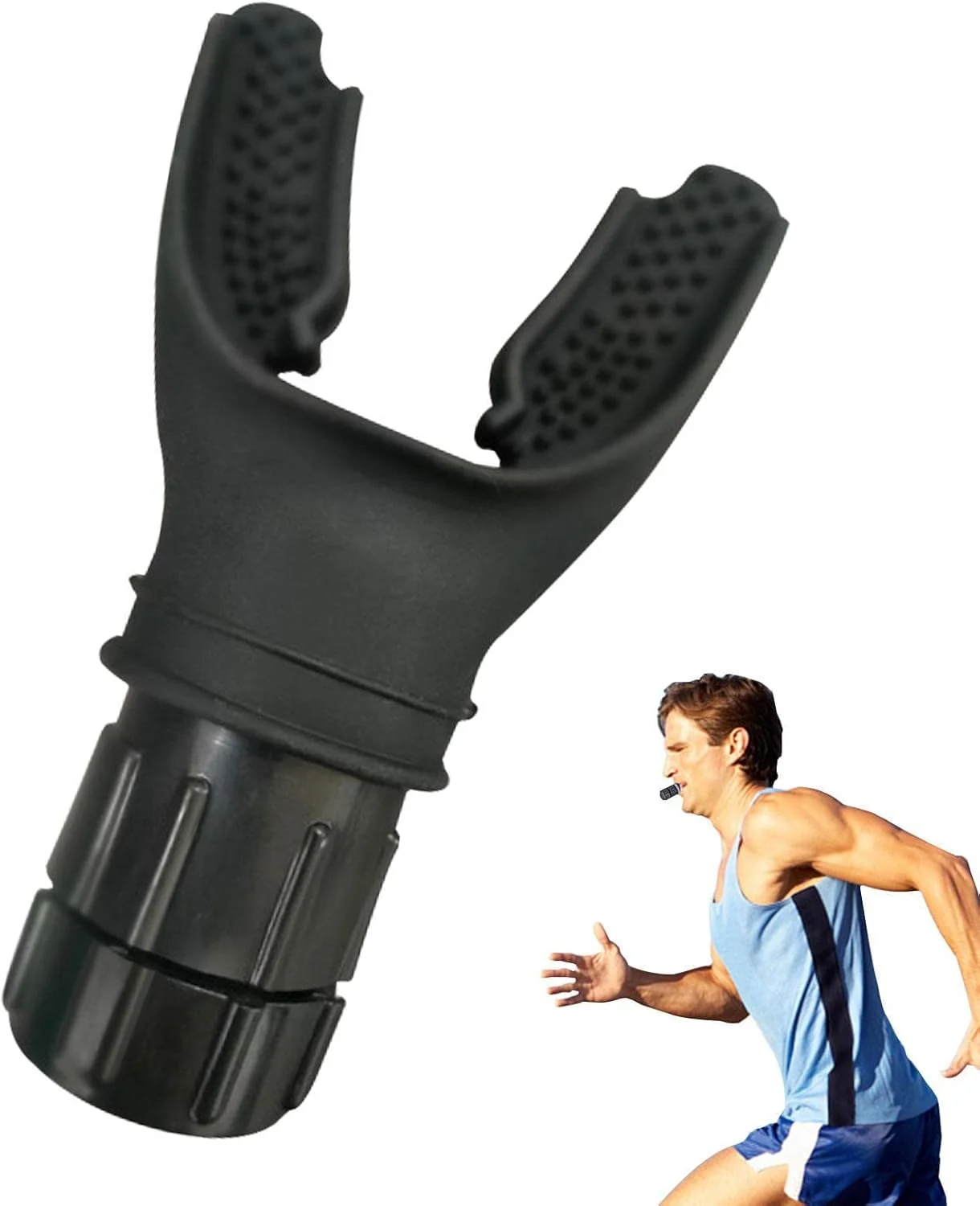 تمرین تنفسی برای ریه ها، دستگاه تمرین دهنده تنفس قابل حمل با مقاومت قابل تنظیم، دستگاه تمرین استقامتی برای بهبود ظرفیت ریه