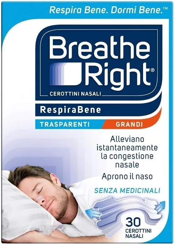 چسب بینی برای تنفس راحت تر، شفاف، سایز بزرگ، 30 عدد