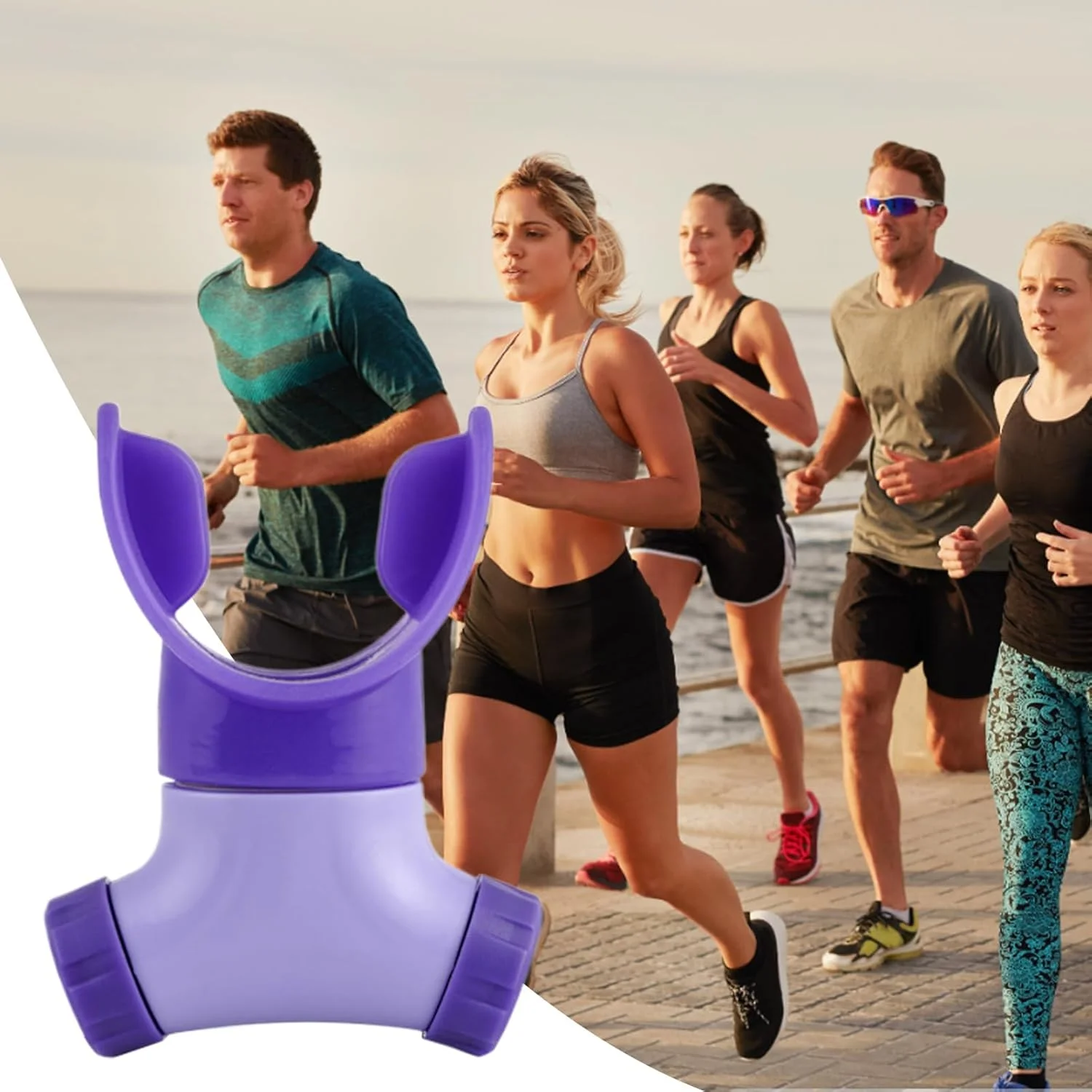 تمرین دهنده تنفس | تقویت کننده ریه، تمرین دهنده تنفس قابل تنظیم قابل حمل برای ورزش های آبی، آواز خواندن، دوچرخه سواری، دویدن