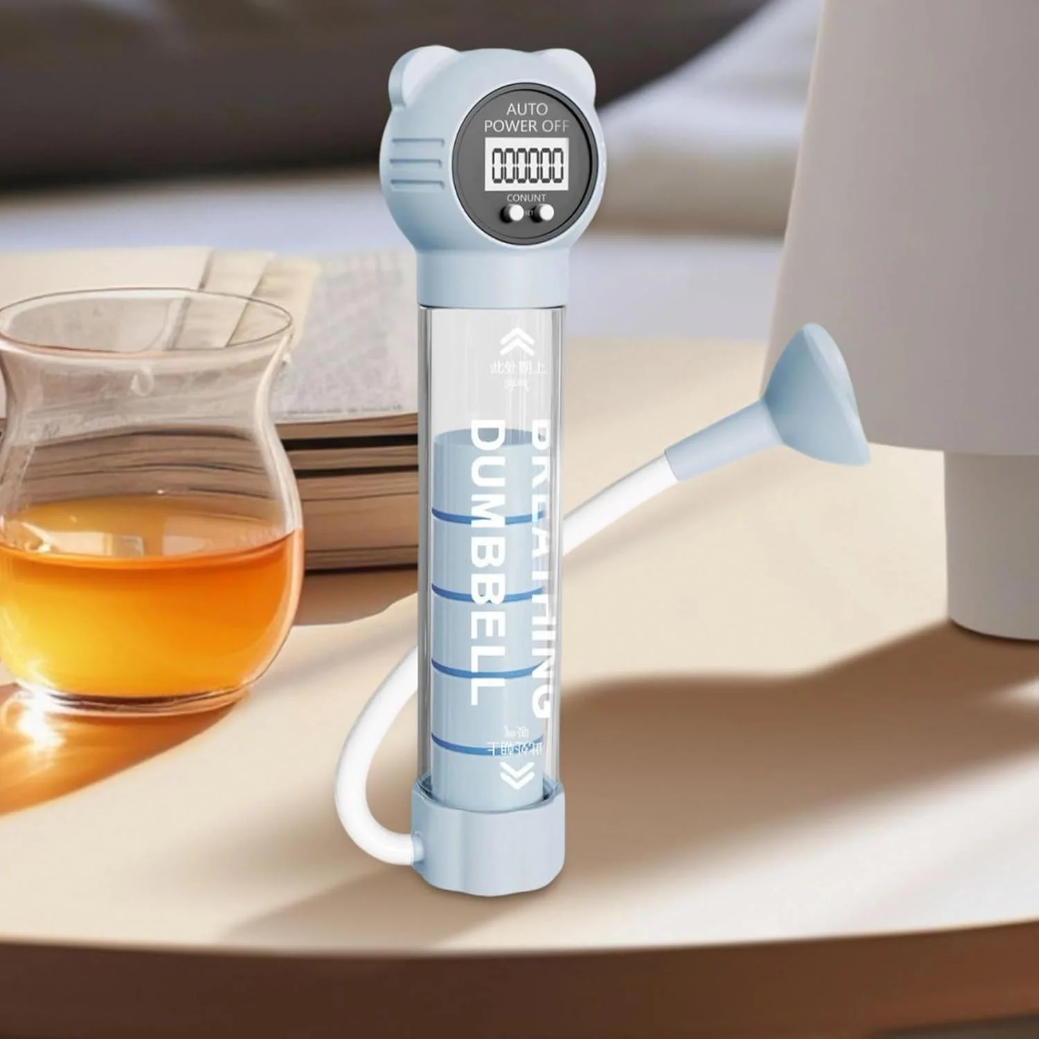 ابزار تمرین تنفسی برای ریه ها | تمرین دهنده تنفس عمیق - ابزار چند منظوره قابل حمل برای تمرین قدرت زنان، تناسب اندام عضلات صورت، باشگاه، خانه، مردان