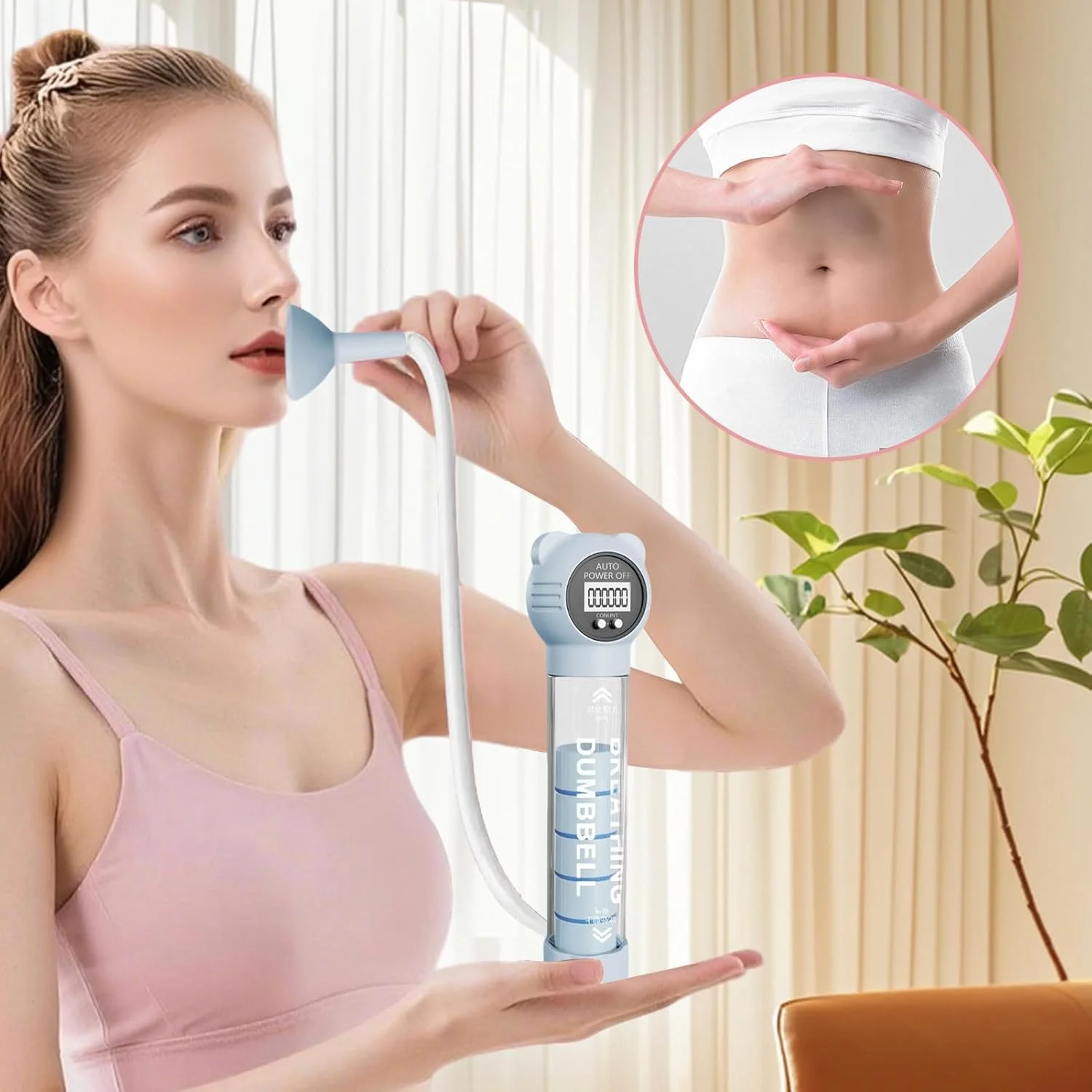 ابزار تمرین تنفسی برای ریه ها - تجهیزات دمبل تنفسی - ابزار قابل حمل چند منظوره برای تمرینات قدرتی بانوان و آقایان در خانه و باشگاه، مناسب برای عضلات صورت ابزار تمرین تنفسی برای ریه ها - تجهیزات دمبل تنفسی - ابزار قابل حمل چند منظوره برای تمرینات قدرتی بانوان و آقایان در خانه و باشگاه، مناسب برای عضلات صورت