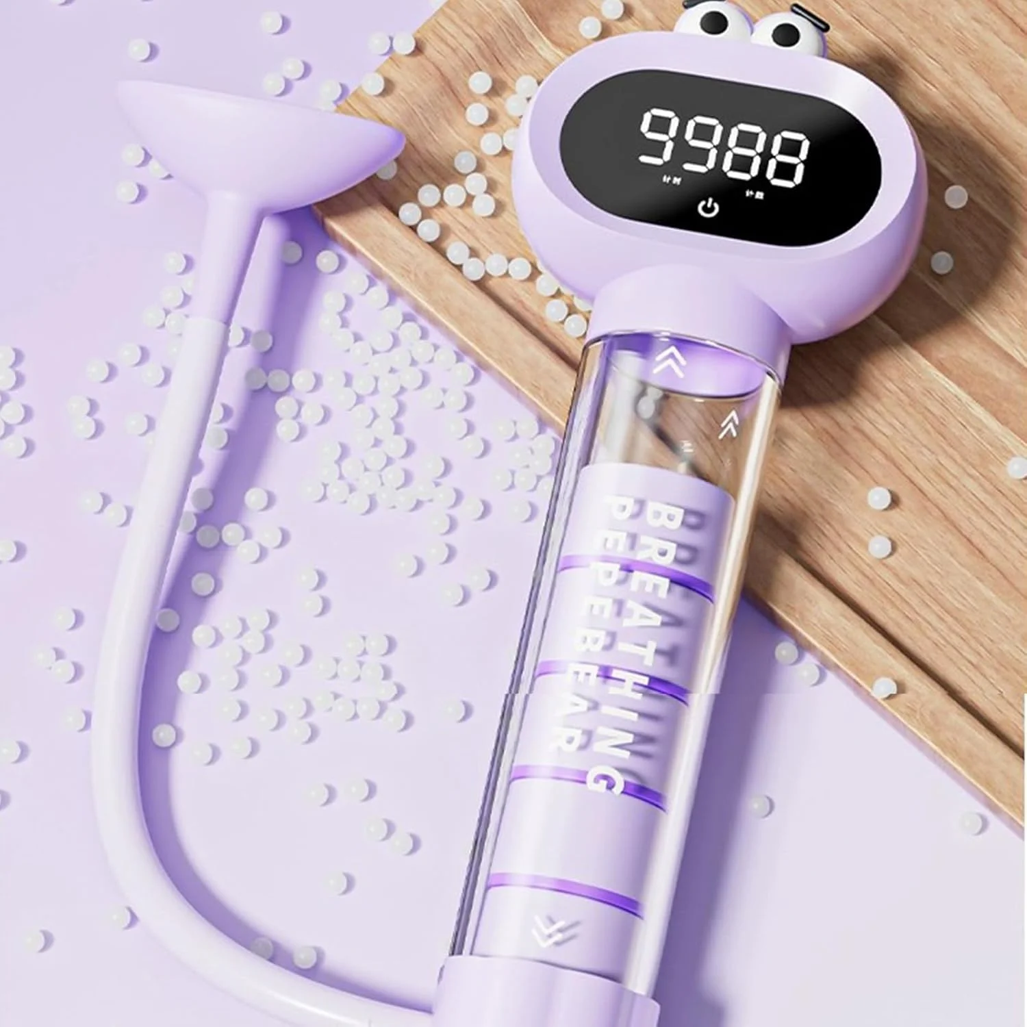 دستگاه تمرین تنفسی | تمرین دهنده شکمی تنفسی - تمرین دهنده طبیعی تنفس عمیق ریه | برای نوجوانان پسران دختران جوانان کلاس درس خانه فضای باز مدرسه دویدن تناسب اندام ورزش سفر