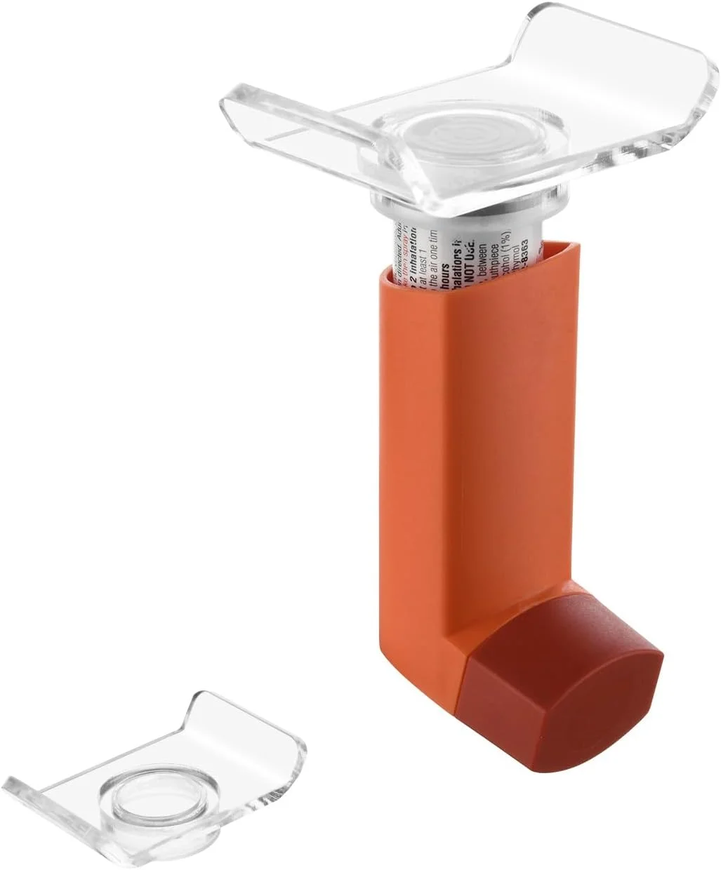 پوشش استنشاقی آسم Beautyflier، پوشش اکریلیک شفاف برای استنشاقی آسم، برای استنشاقی های Sirdupla، مناسب برای دستان کوچک سالمندان، آرتروز، فقط پوشش (1 عدد)