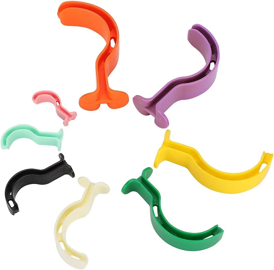 8 عدد لوله راه هوایی دهانی Guedel برای دستگاه تنفس با اندازه های مختلف - چقرمگی خوب و لبه های صاف