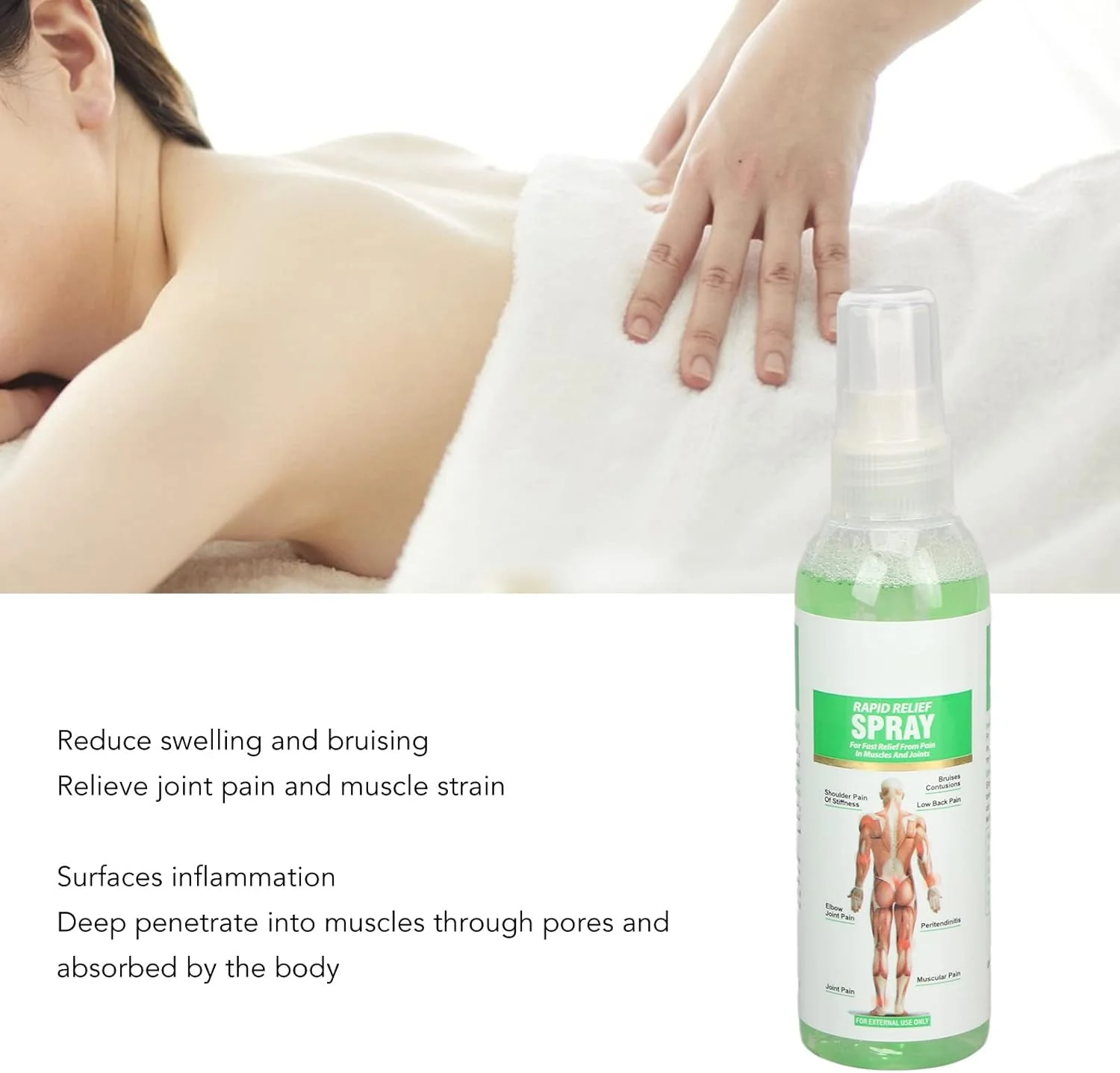 اسپری ماساژ مفاصل برای بهبود گردش خون ۱۰۰ میلی لیتر