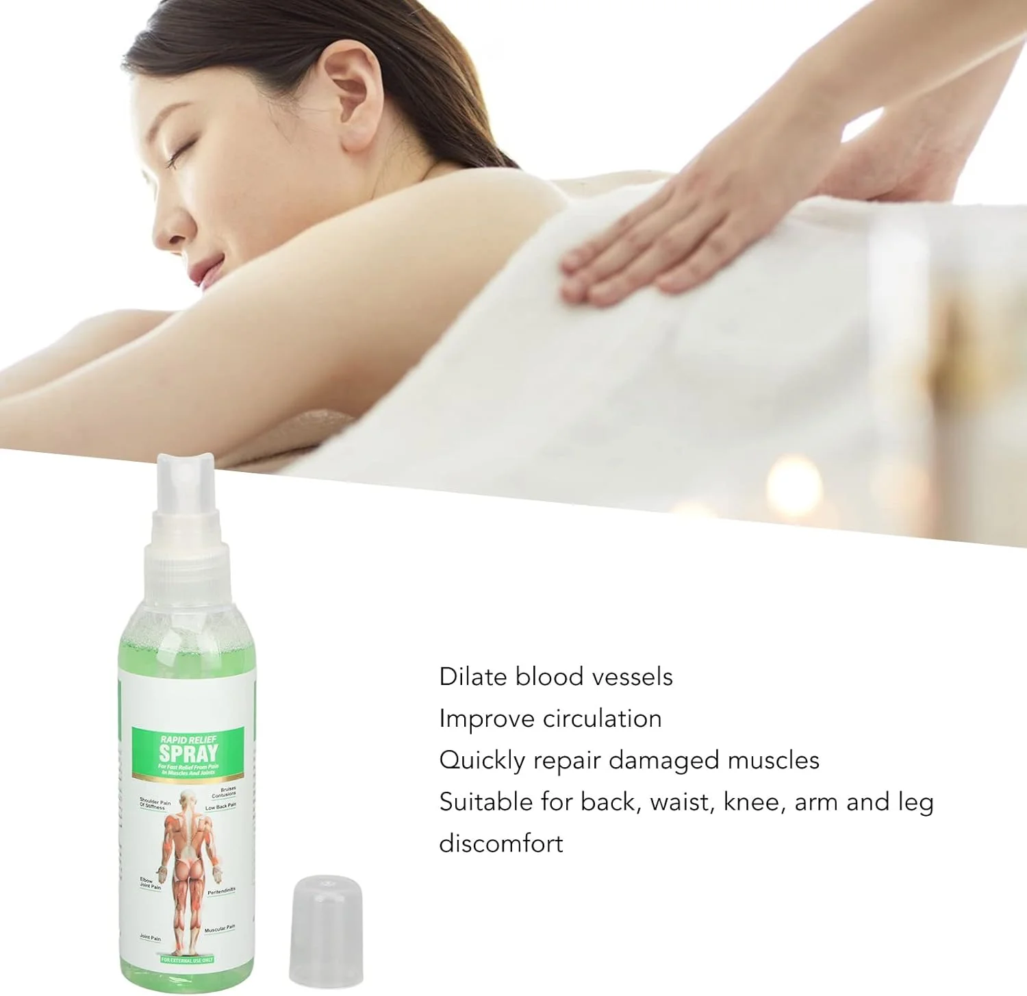 اسپری ماساژ مفاصل برای بهبود گردش خون ۱۰۰ میلی لیتر