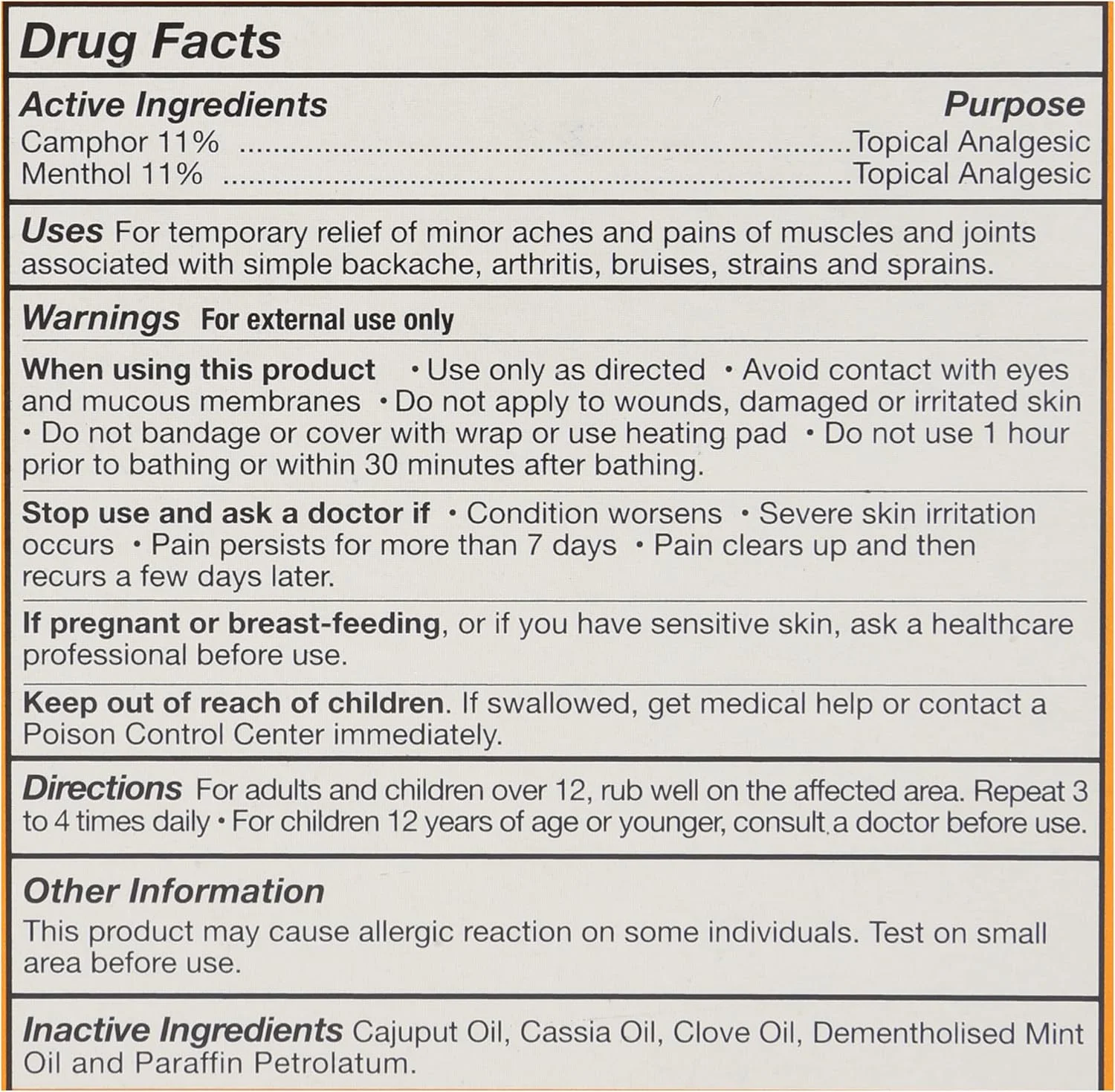 پماد تسکین دهنده درد ببر صلح شاهزاده، قدرت فوق العاده، غیر لکه دار، 50 گرم