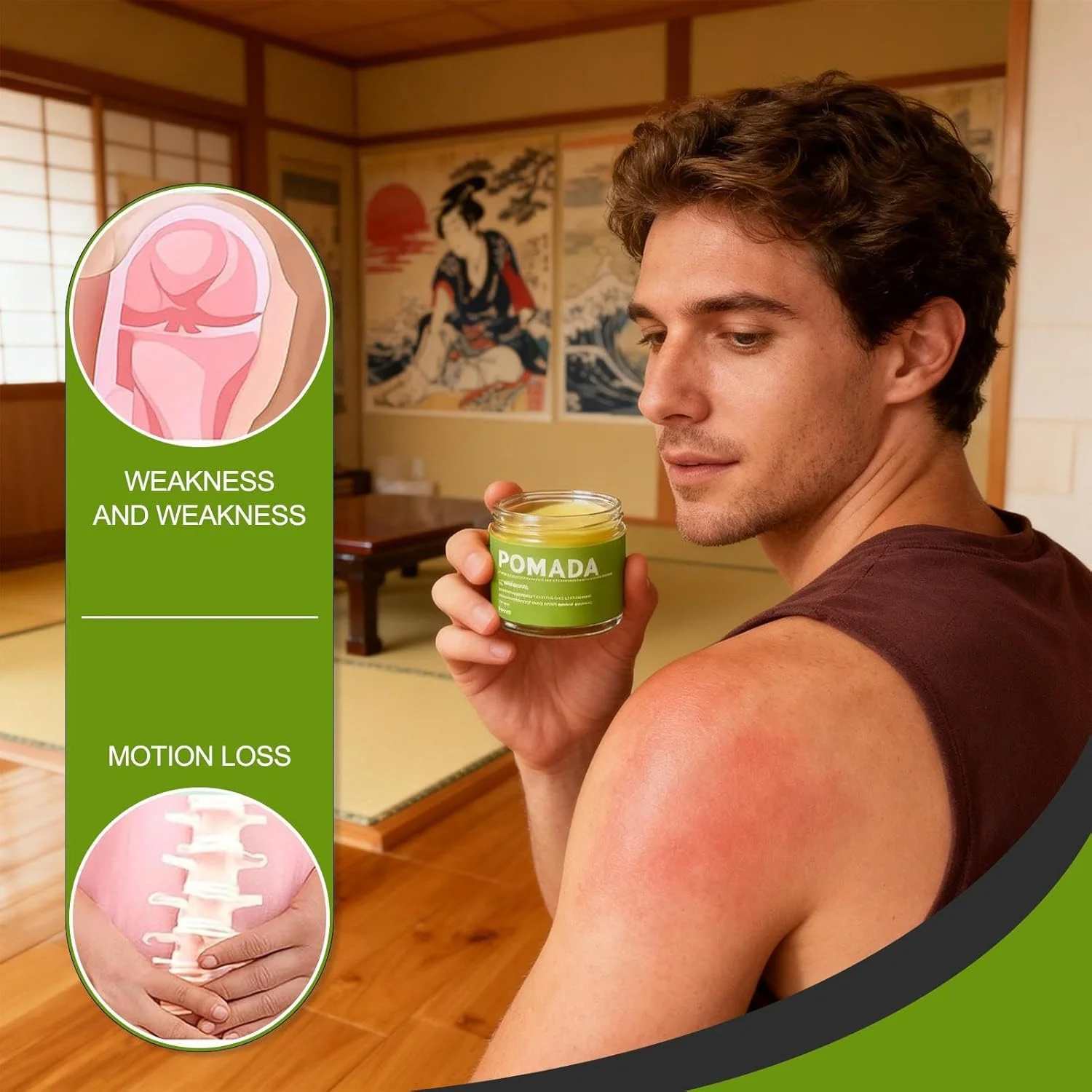 کرم ماساژ عضلات - عامل ماساژ ملایم، تسکین دهنده و مغذی - پشتیبانی از بدن و عضلات برای زنان و مردان | برای مادربزرگ، پدربزرگ، خانواده و دوستان