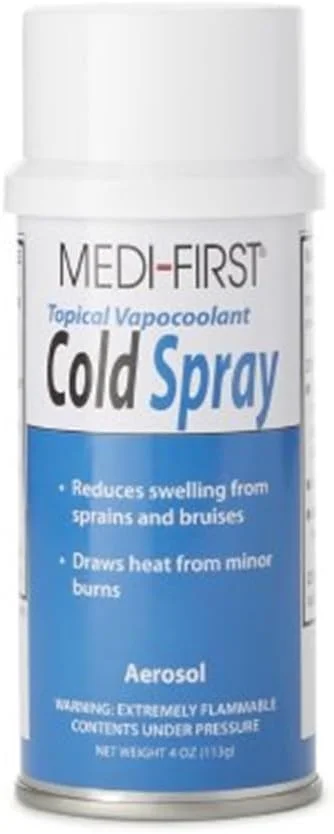 اسپری سرد مدی-فرست مدی‌کیو MP230-17، ظرفیت 4 اونس، استاندارد، سفید/آبی